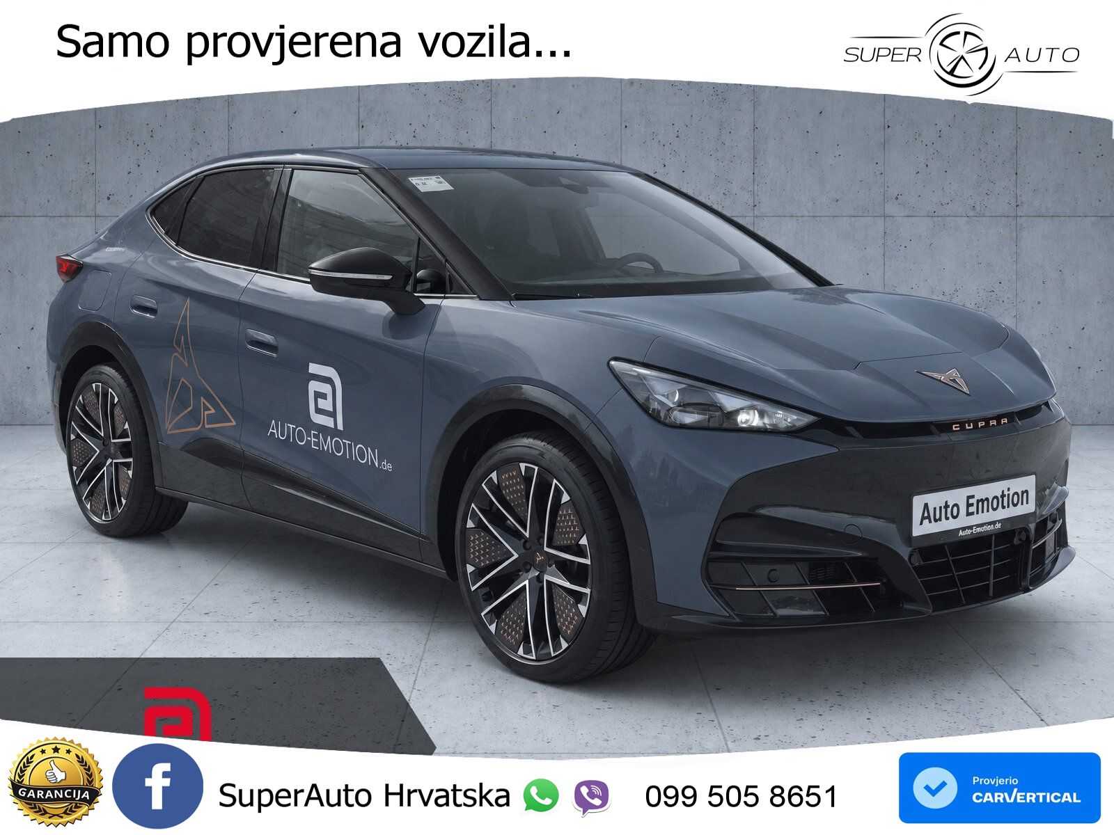 Cupra Tavascan 82 kWh (286 KS) LED+GR SJED+ACC