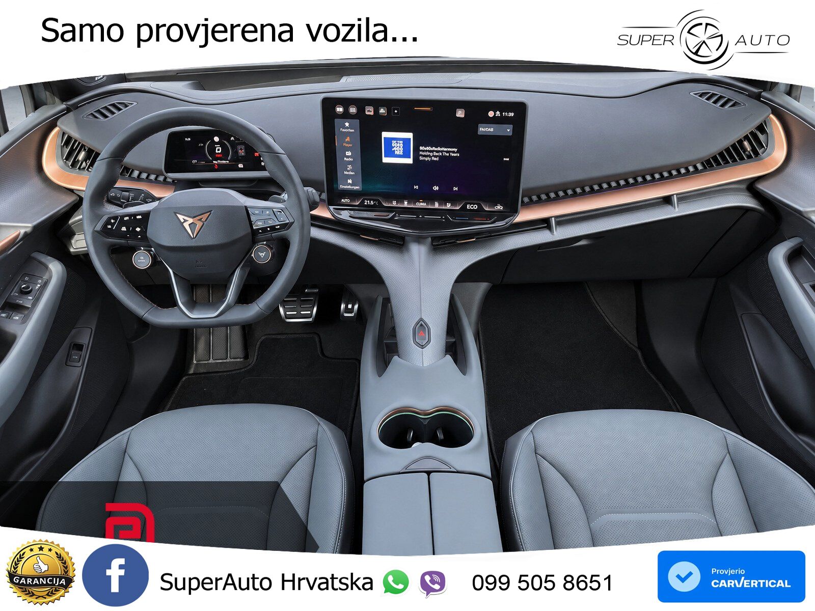 Cupra Tavascan 82 kWh (286 KS) LED+GR SJED+ACC