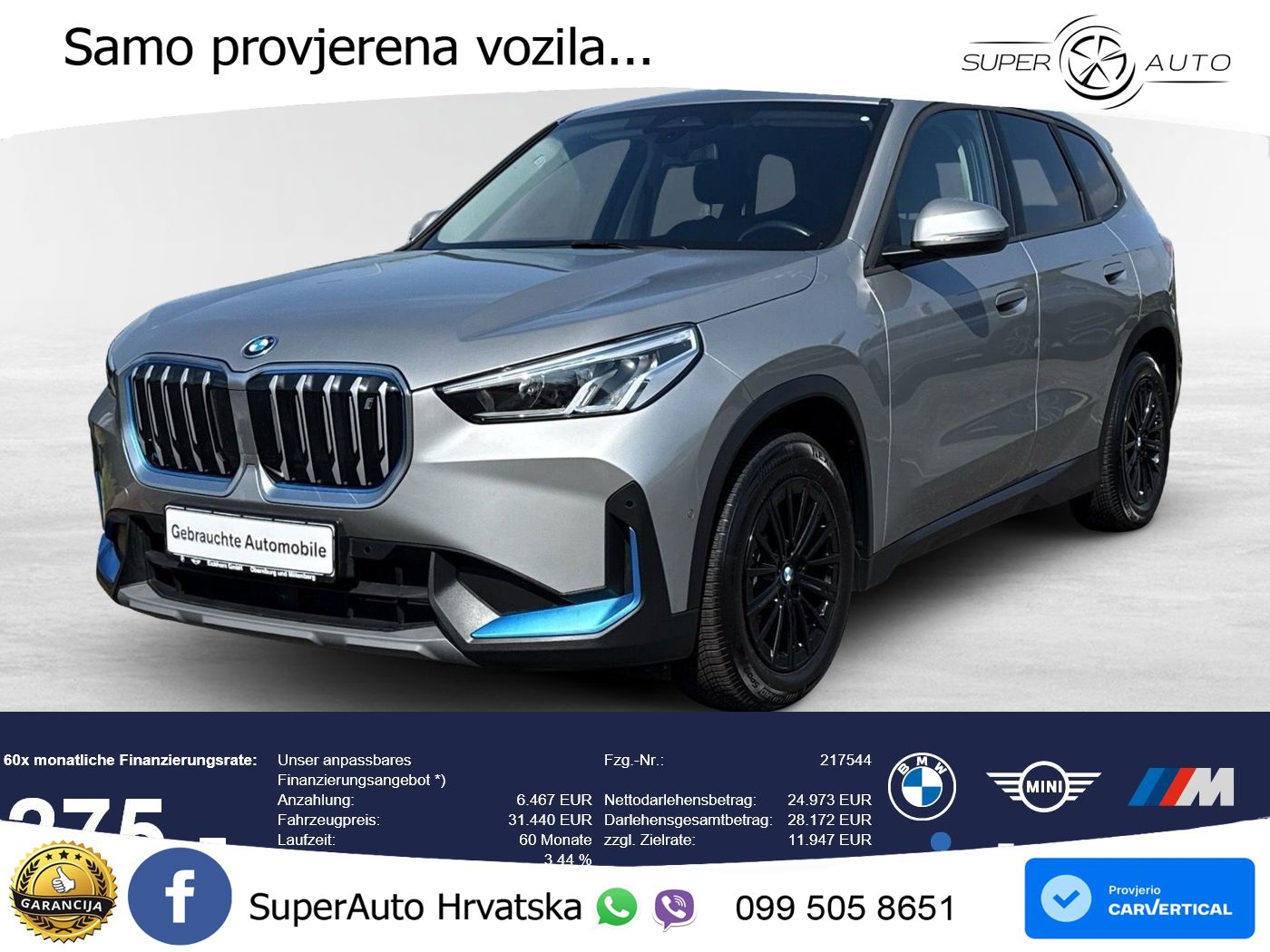 BMW iX1 68 kWh (313 KS) xDrive30