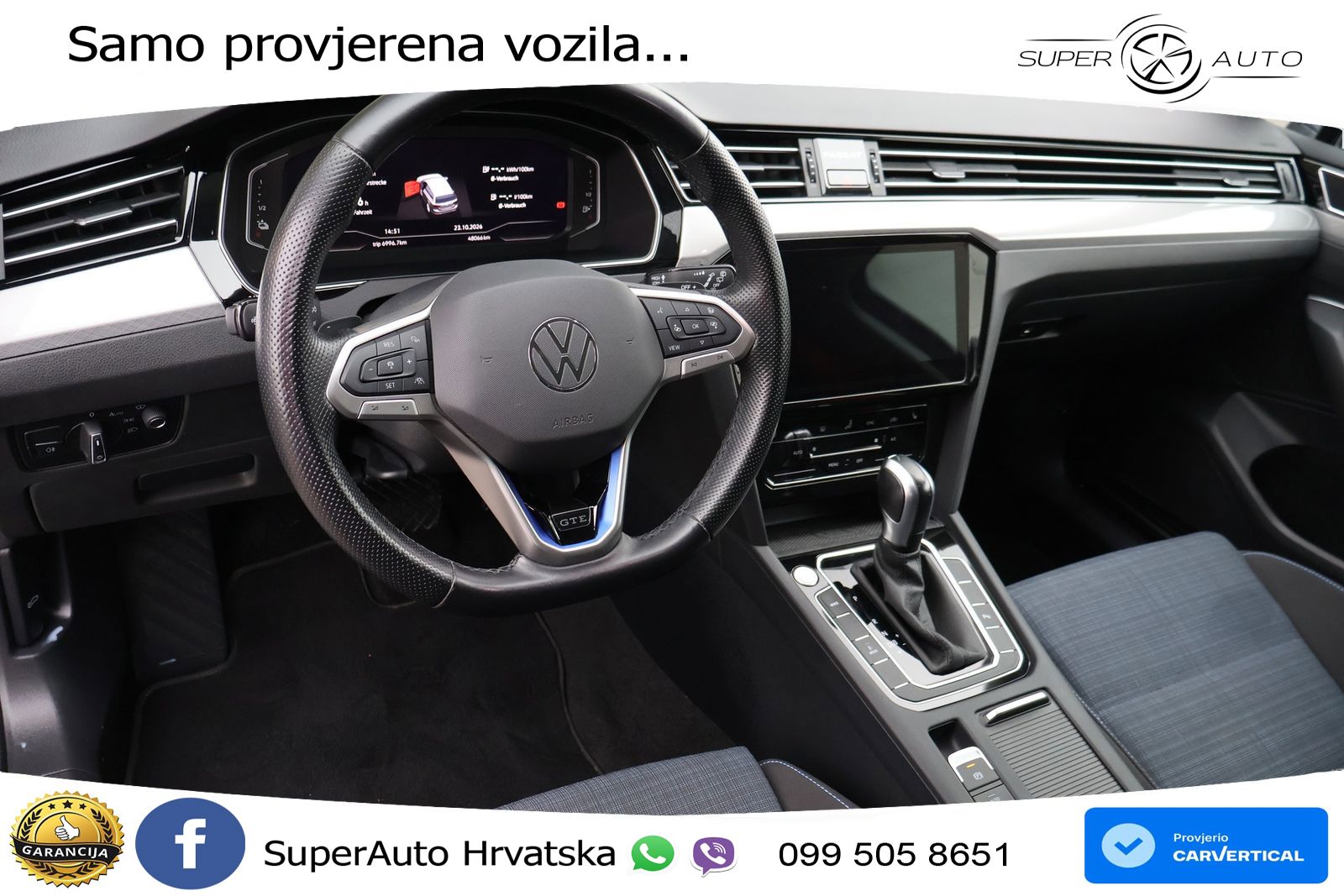 Volkswagen Passat Variant GTE 1.4 TSI (218 KS) DSG LED+GR SJED+ACC