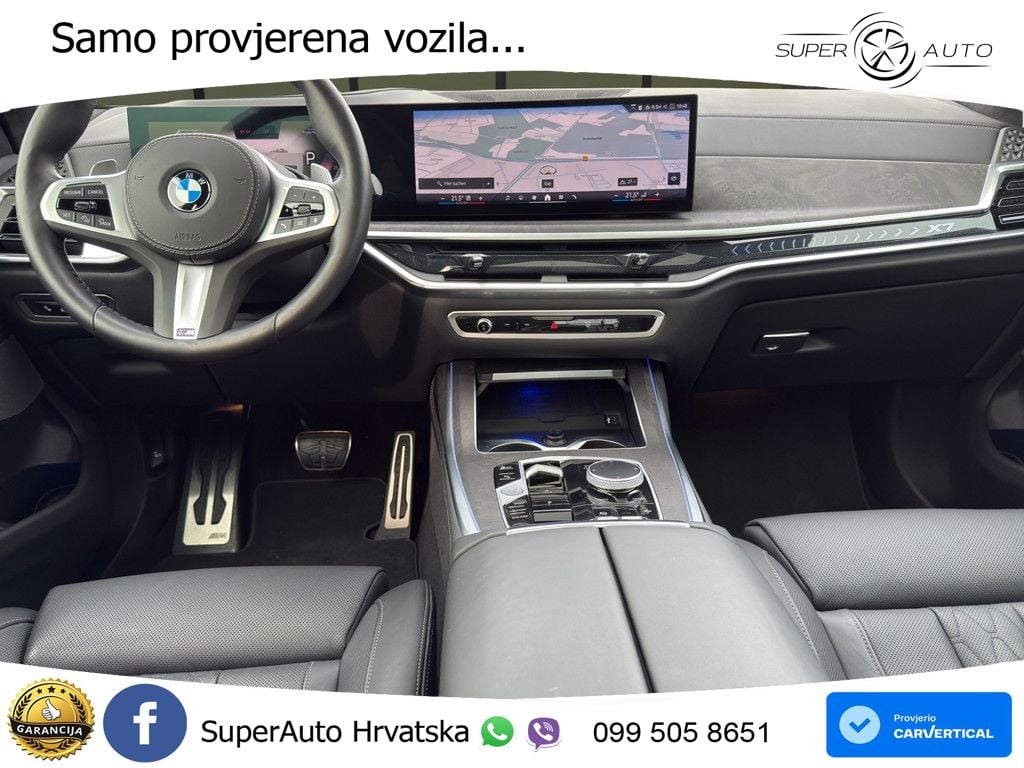 BMW X7 40i (381 KS) xDrive Steptronic ZRAČNI+ACC+GR SJED+KAM+PANO