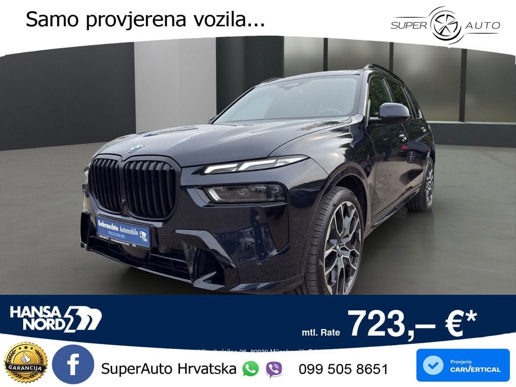 BMW X7 40i (381 KS) xDrive Steptronic ZRAČNI+ACC+GR SJED+KAM+PANO