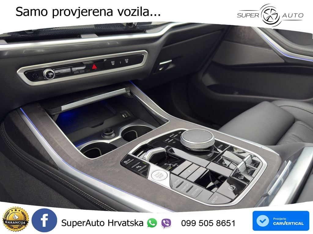BMW X7 40i (381 KS) xDrive Steptronic ZRAČNI+ACC+GR SJED+KAM+PANO