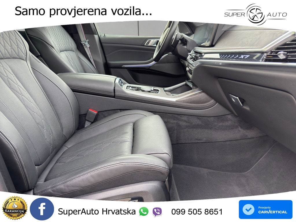 BMW X7 40i (381 KS) xDrive Steptronic ZRAČNI+ACC+GR SJED+KAM+PANO