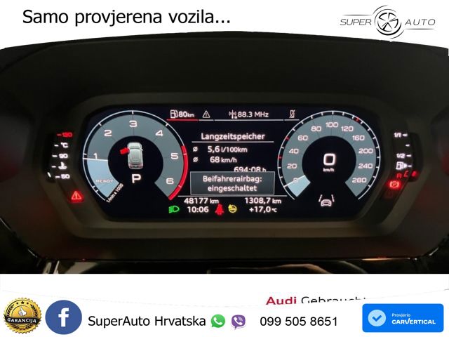 Audi A3 40 TDI (200 KS) quattro S tronic LED+GR SJED+ACC