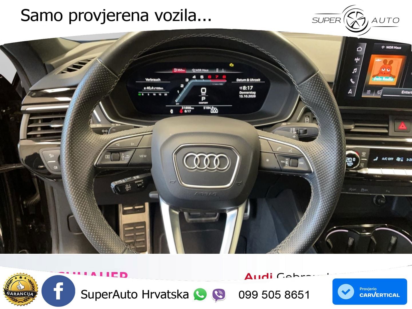 Audi A5 Sportback  40 TFSI (204 KS) S tronic S line MATRIX+GR SJED+KAM