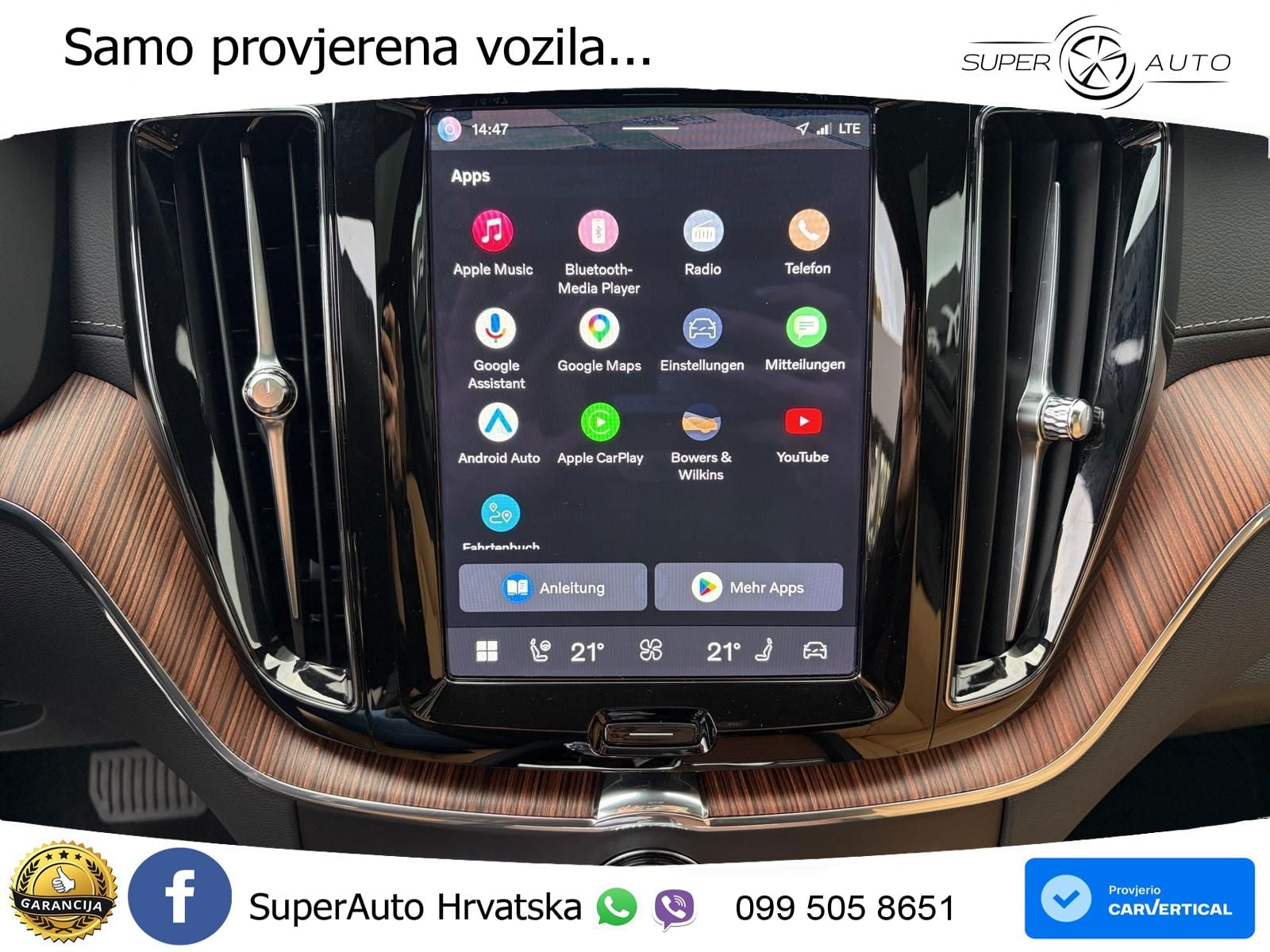 Volvo XC60 T8 AWD Geartronic ZRAČNI+ACC+4xGR SJED+KAM