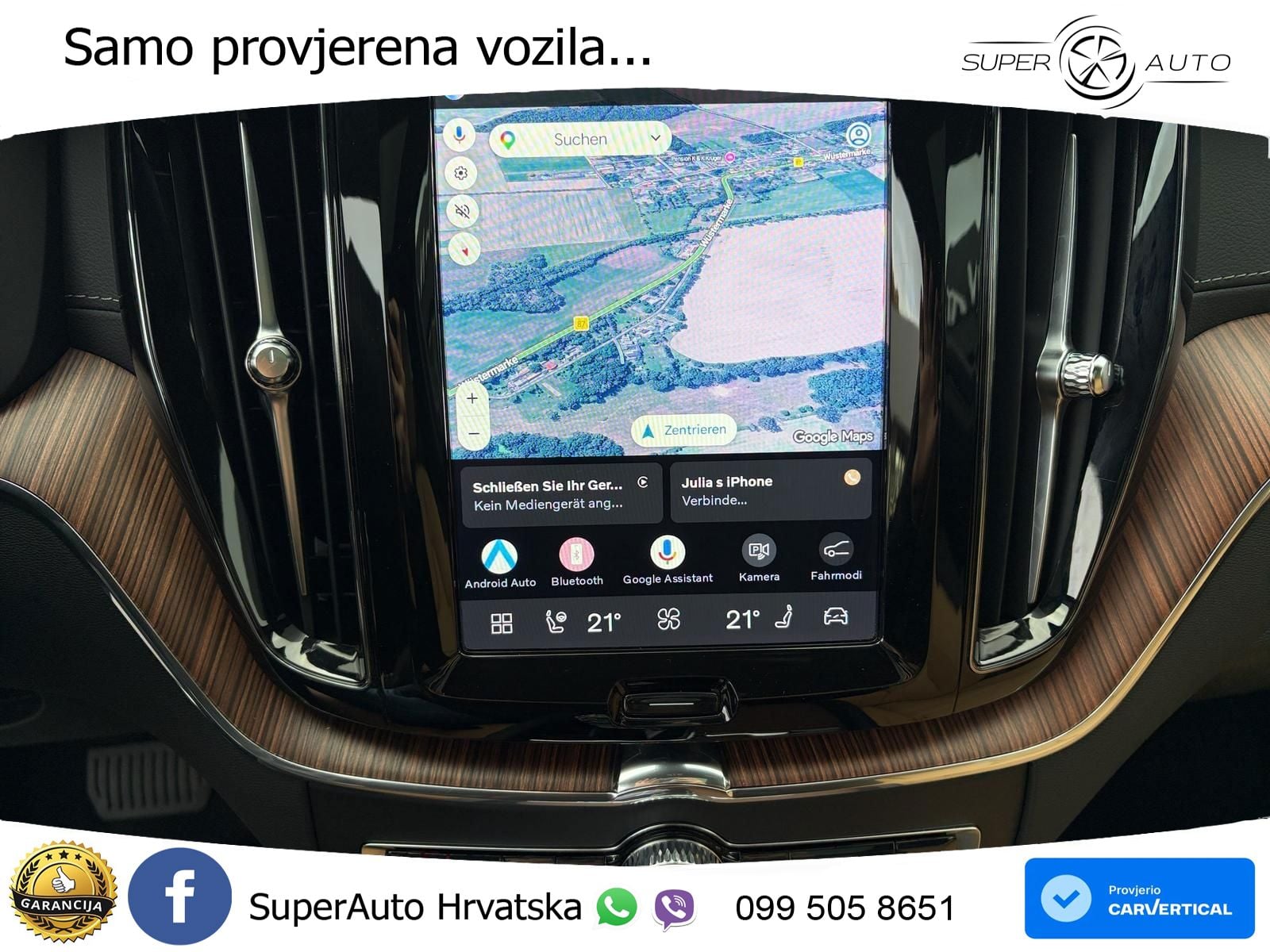 Volvo XC60 T8 AWD Geartronic ZRAČNI+ACC+4xGR SJED+KAM