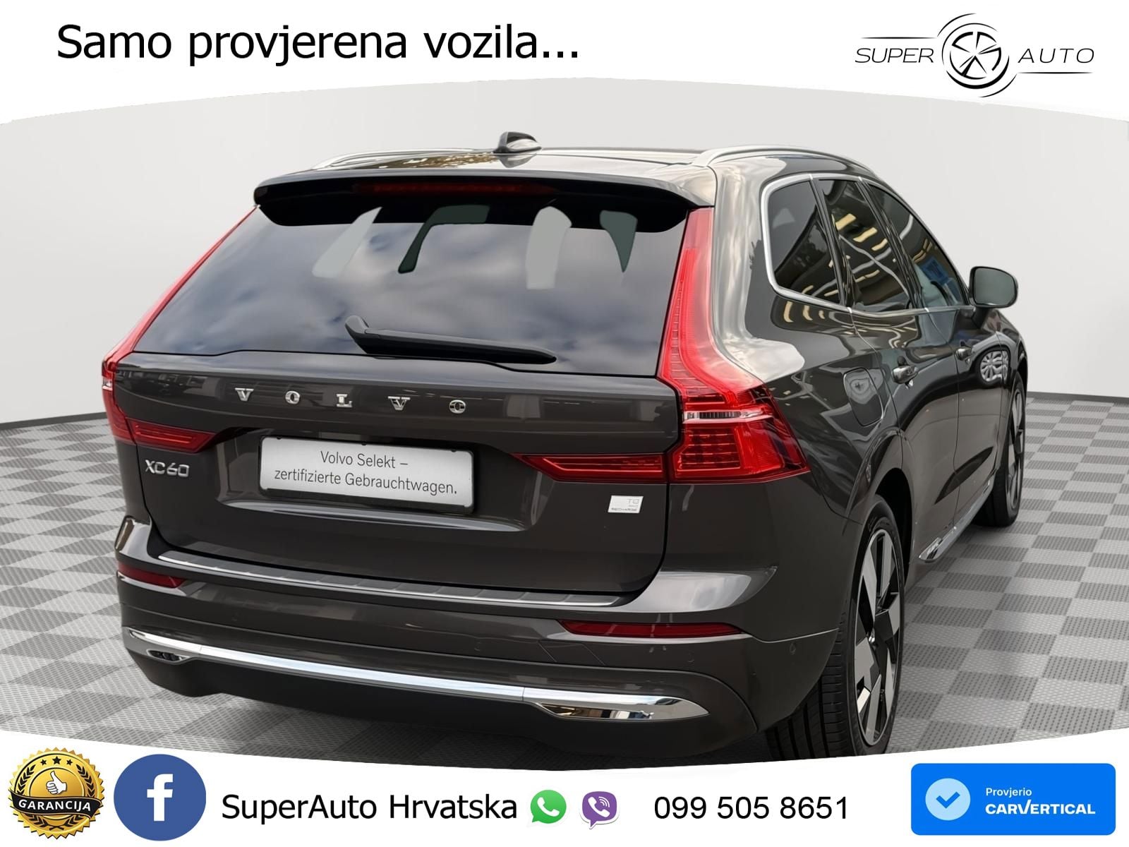 Volvo XC60 T8 AWD Geartronic ZRAČNI+ACC+4xGR SJED+KAM