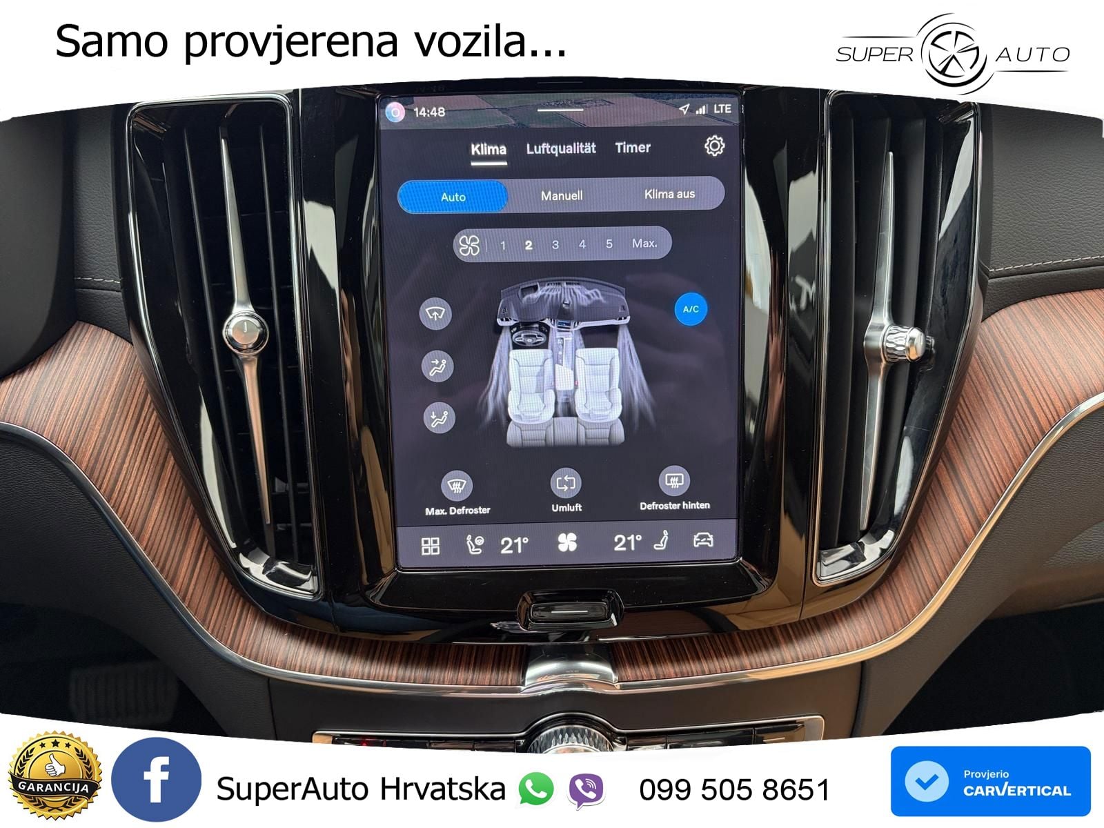 Volvo XC60 T8 AWD Geartronic ZRAČNI+ACC+4xGR SJED+KAM