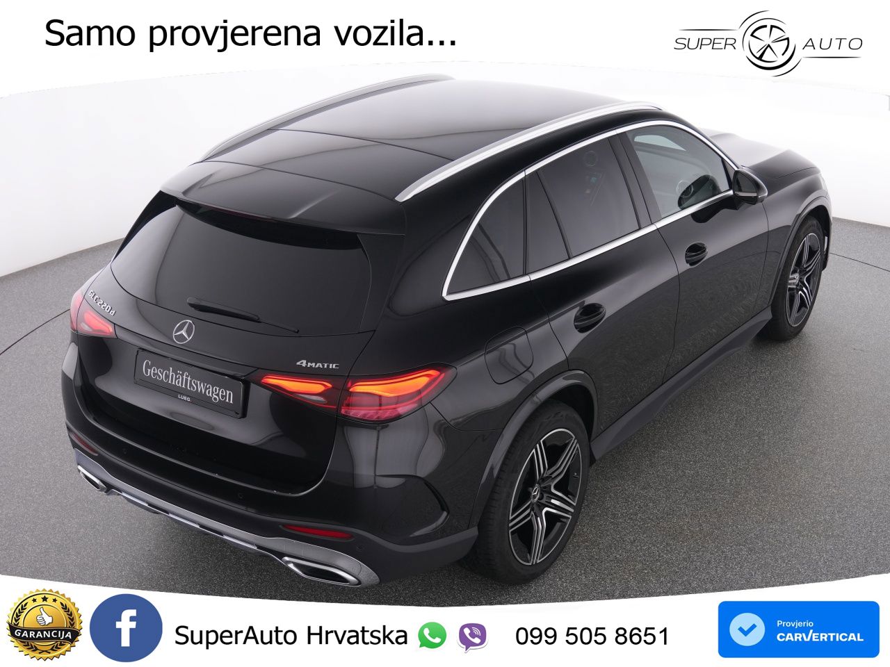 Mercedes GLC 220d (197 KS) 4MATIC 9G-TRONIC AMG LED+GR SJED+ACC
