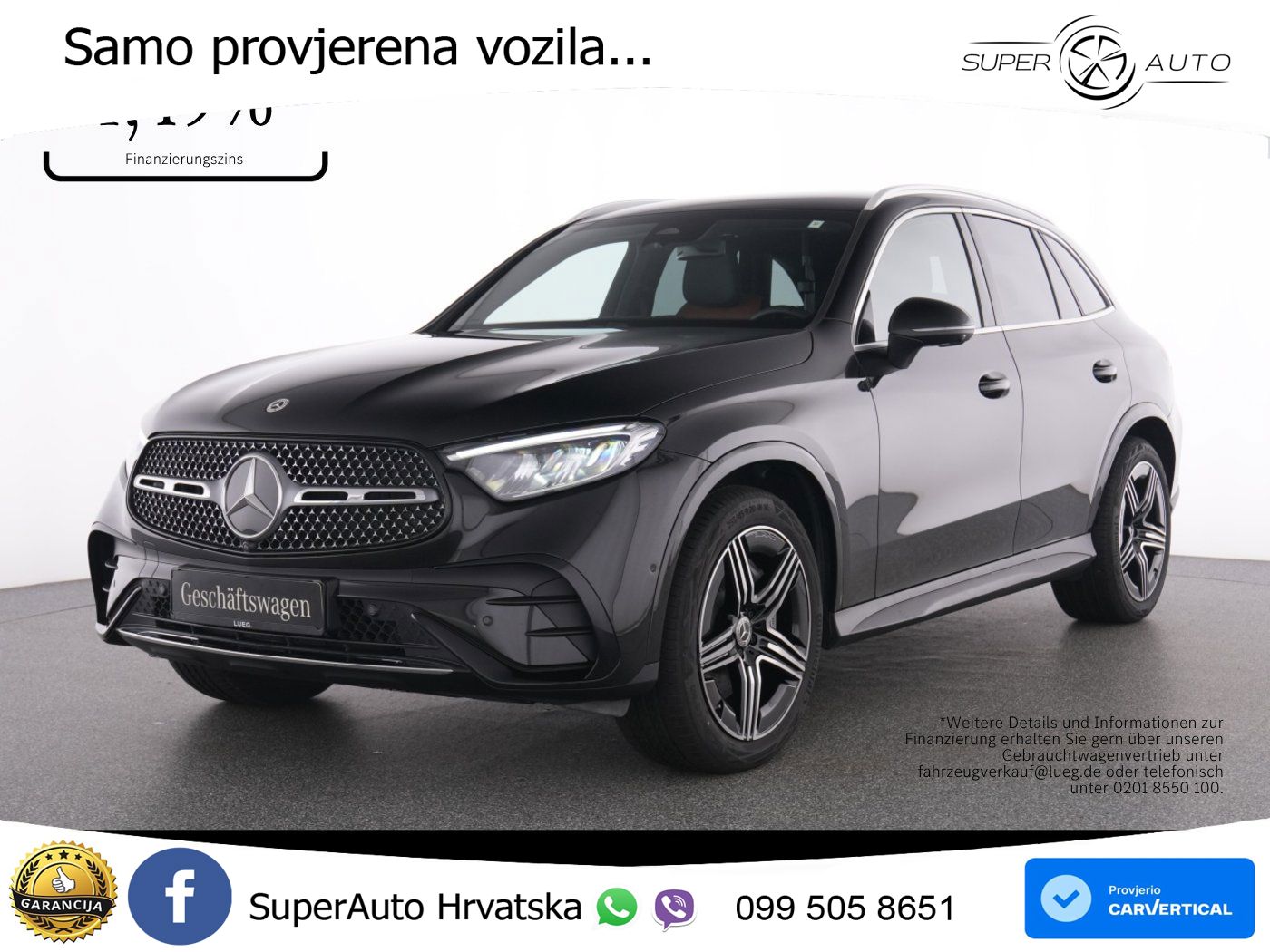 Mercedes GLC 220d (197 KS) 4MATIC 9G-TRONIC AMG LED+GR SJED+ACC