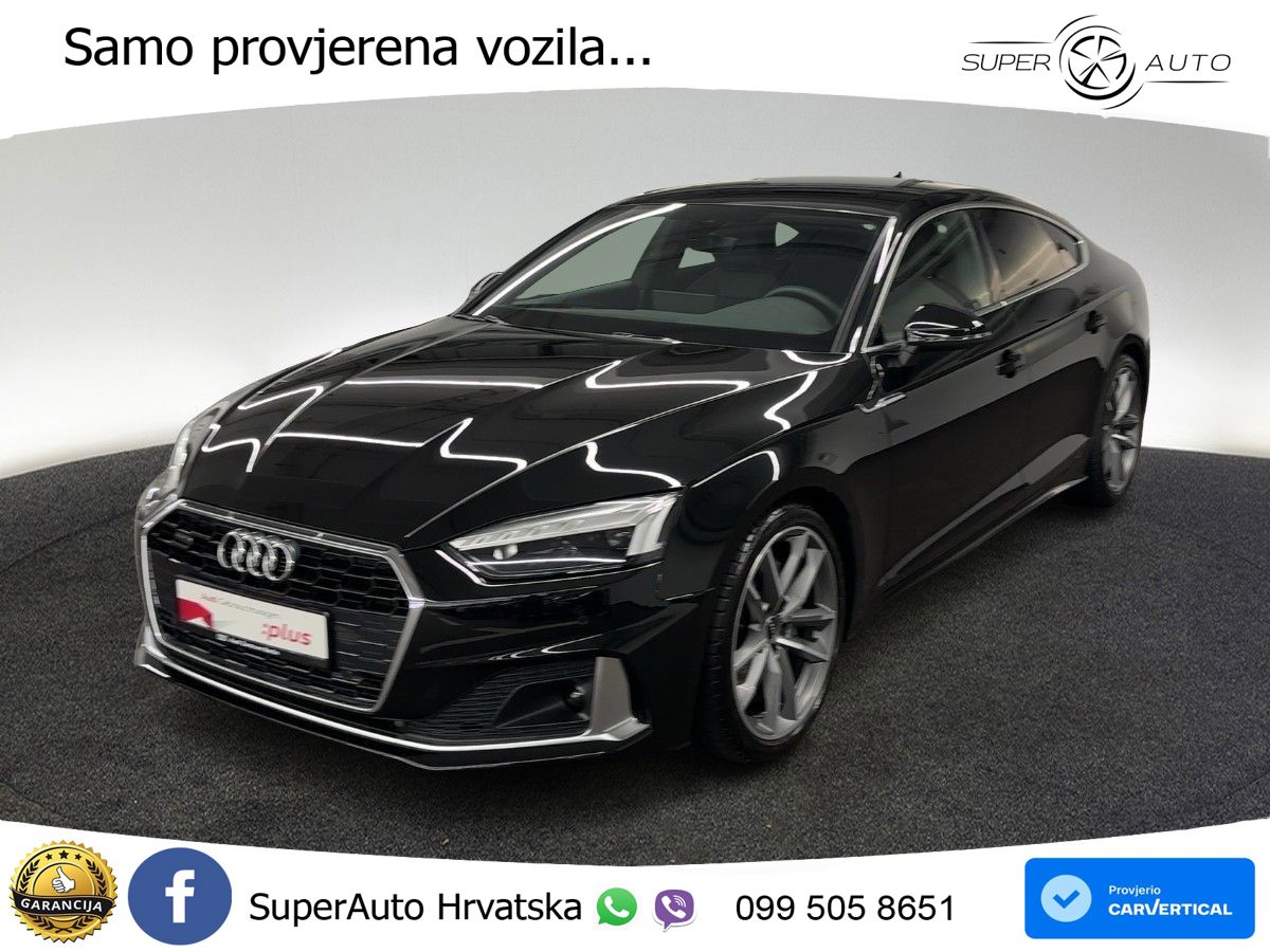 Audi A5 Sportback  40 TFSI (204 KS) quattro S tronic advanced MATRIX+GR SJED+KAM