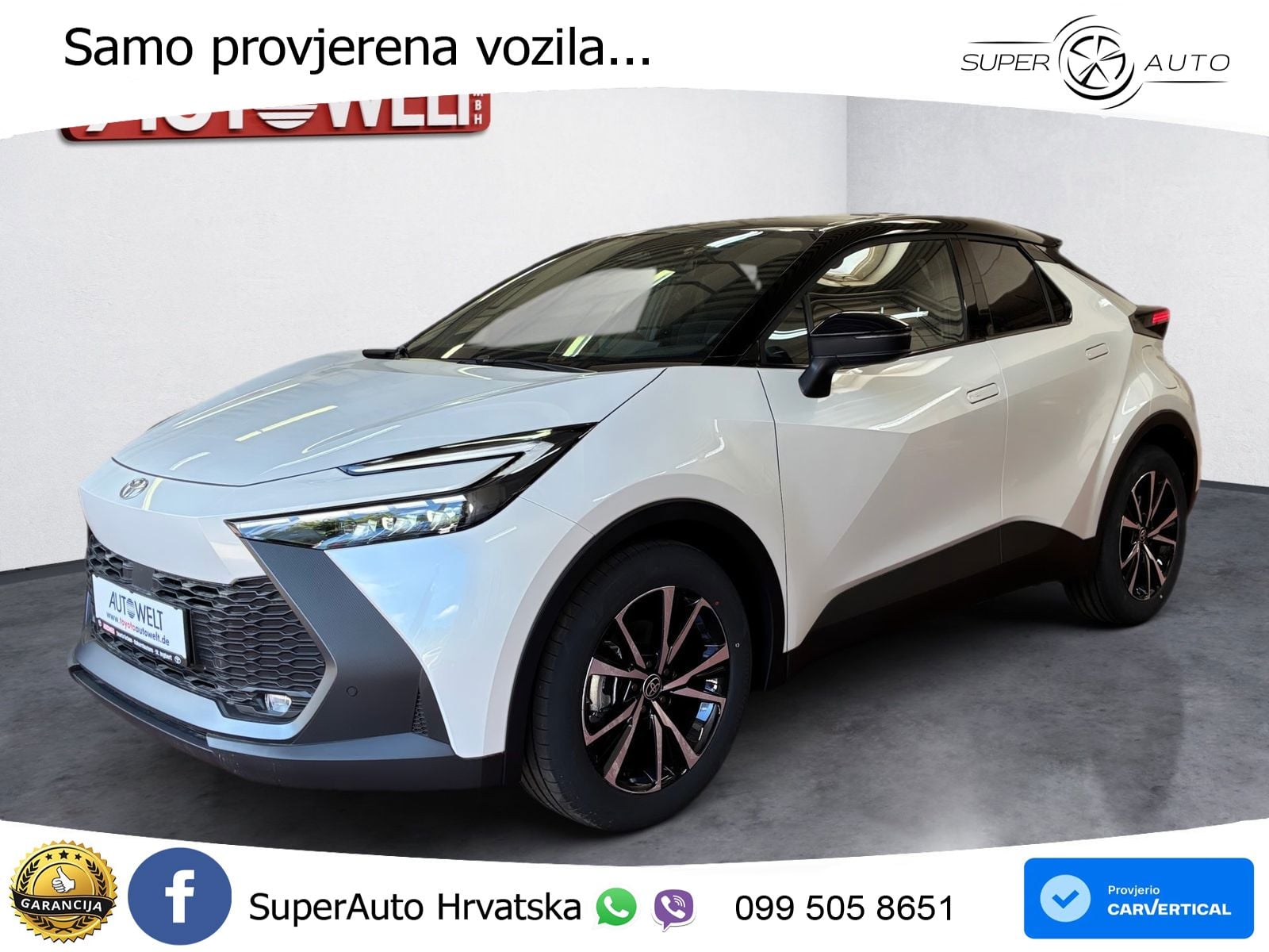 Toyota C-HR 1.8 (140 KS) Hybrid e-CVT Teamplayer LED+GR SJED+ACC