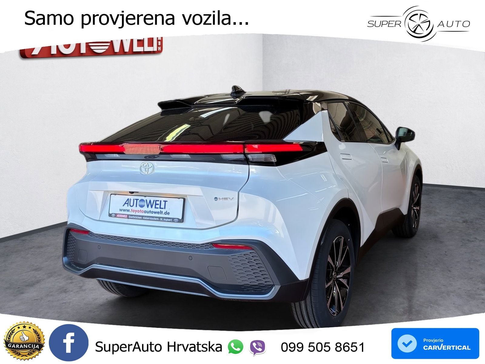Toyota C-HR 1.8 (140 KS) Hybrid e-CVT Teamplayer LED+GR SJED+ACC