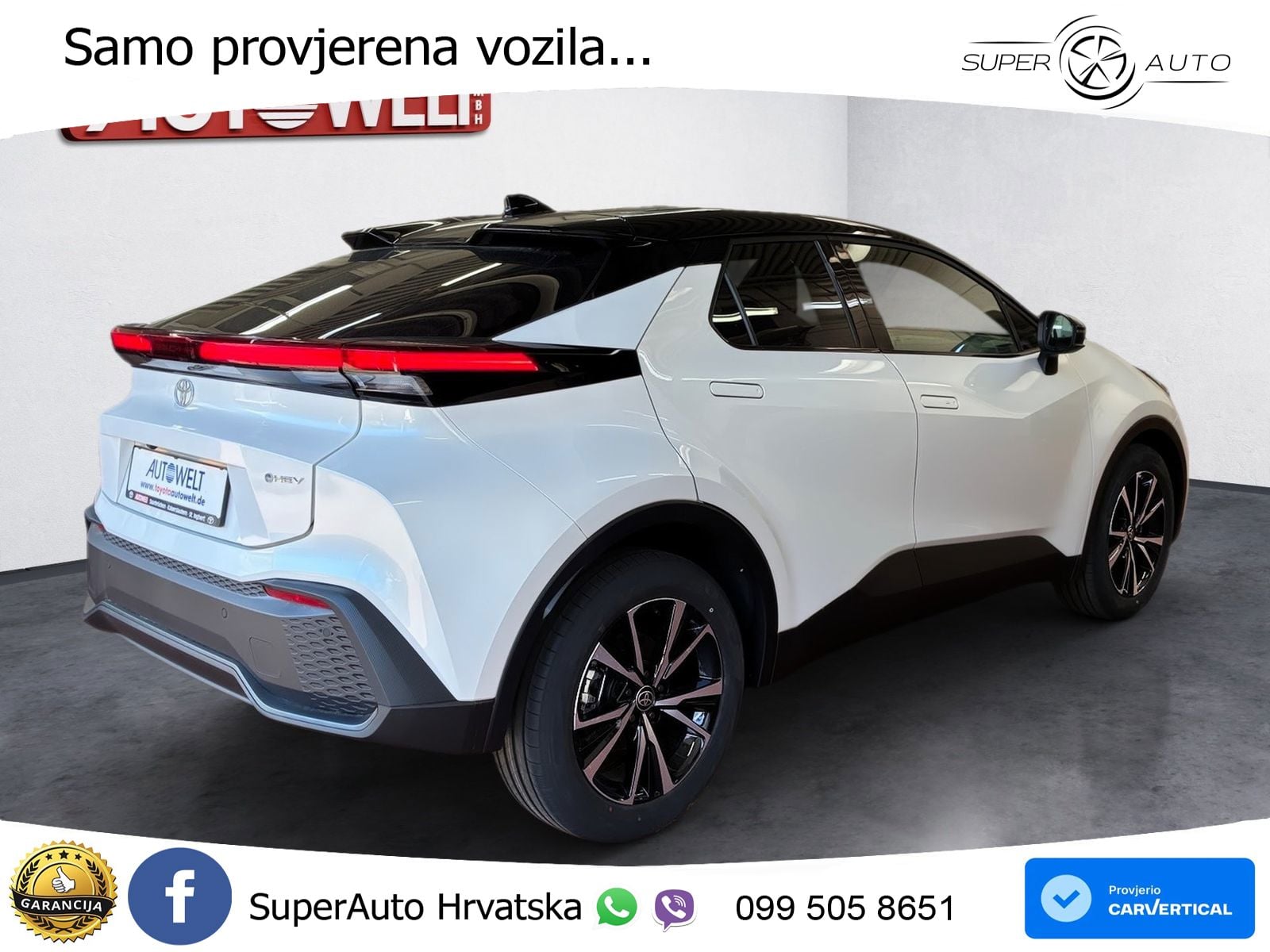 Toyota C-HR 1.8 (140 KS) Hybrid e-CVT Teamplayer LED+GR SJED+ACC