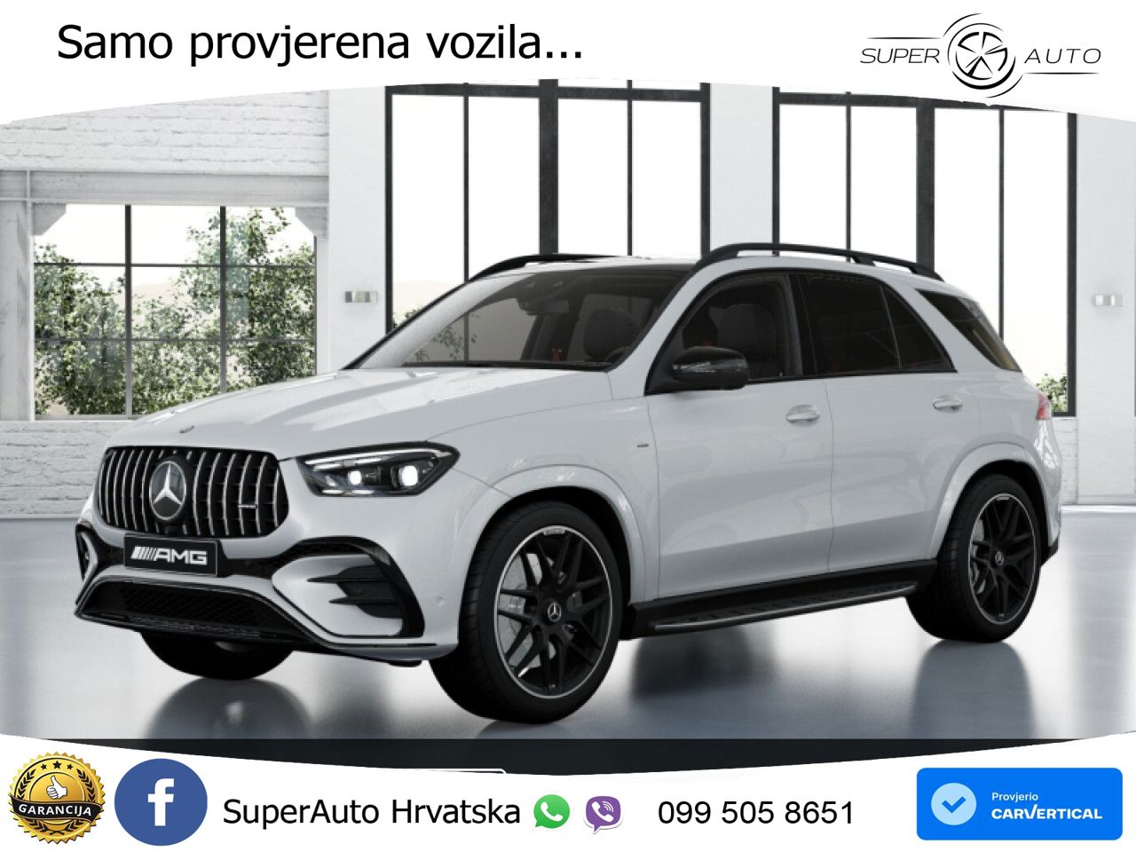 Mercedes AMG GLE 53 (435 KS) EQ Boost 4MATIC+ AMG SPEEDSHIFT TCT 9G LED+GR SJED+ACC