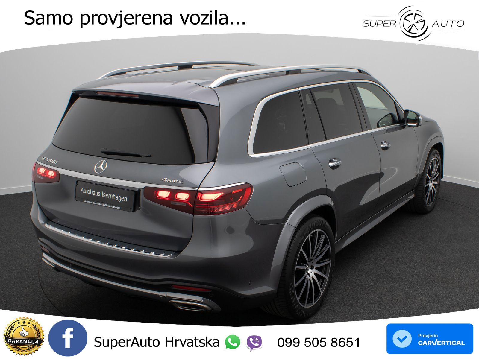 Mercedes-Benz GLS GLS 580 V8 EQ Boost 4MATIC 9G-TRONIC AMG ACC+HEAD+GR SJED+360+PANO