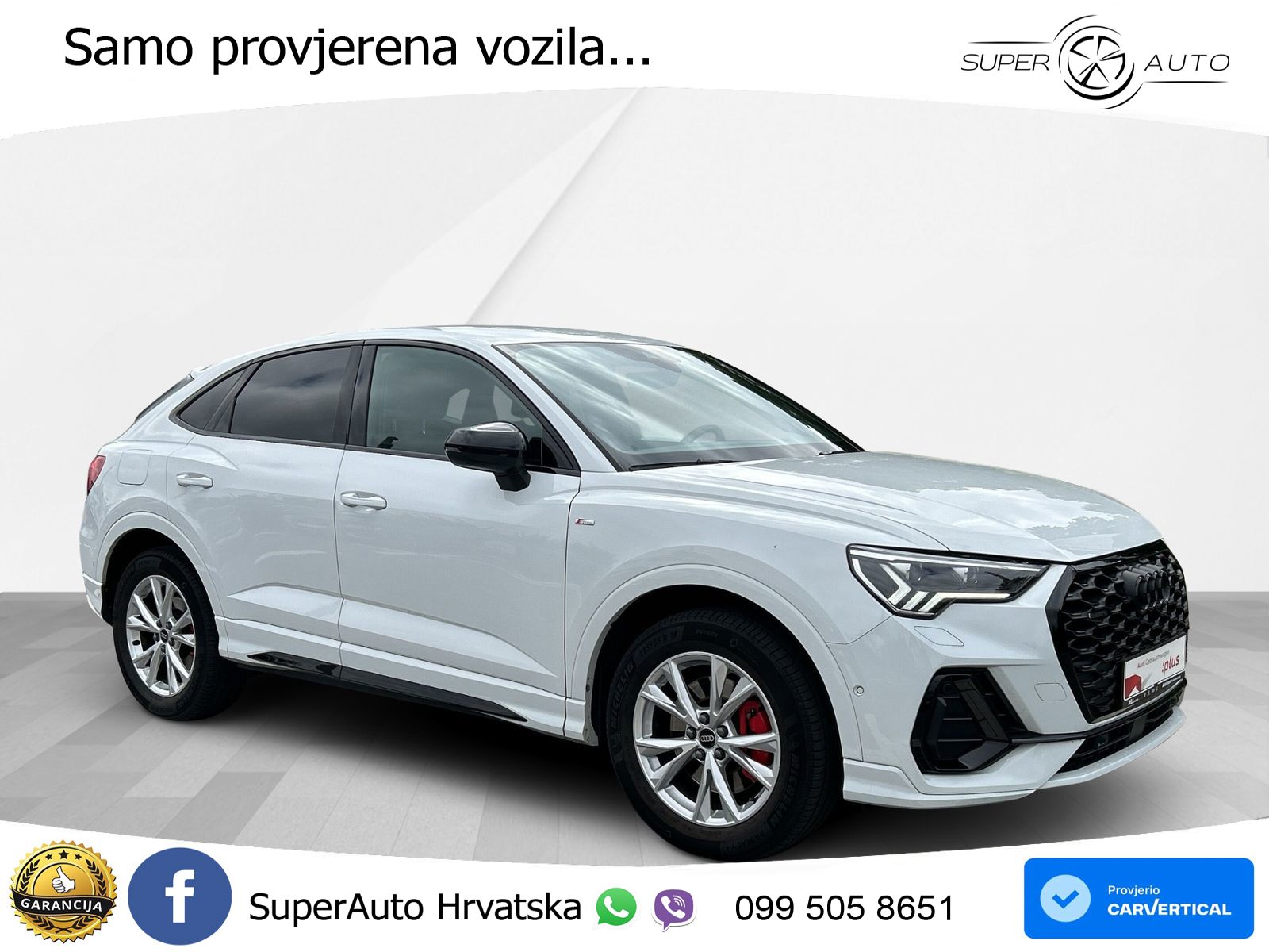 Audi Q3 II Sportback 45 TFSI (245 KS) quattro S tronic S line MATRIX+GR SJED+KAM