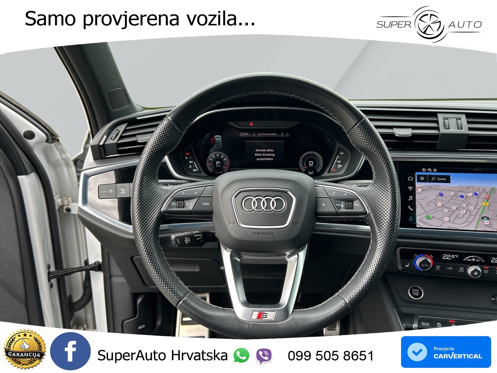 Audi Q3 II Sportback 45 TFSI (245 KS) quattro S tronic S line MATRIX+GR SJED+KAM