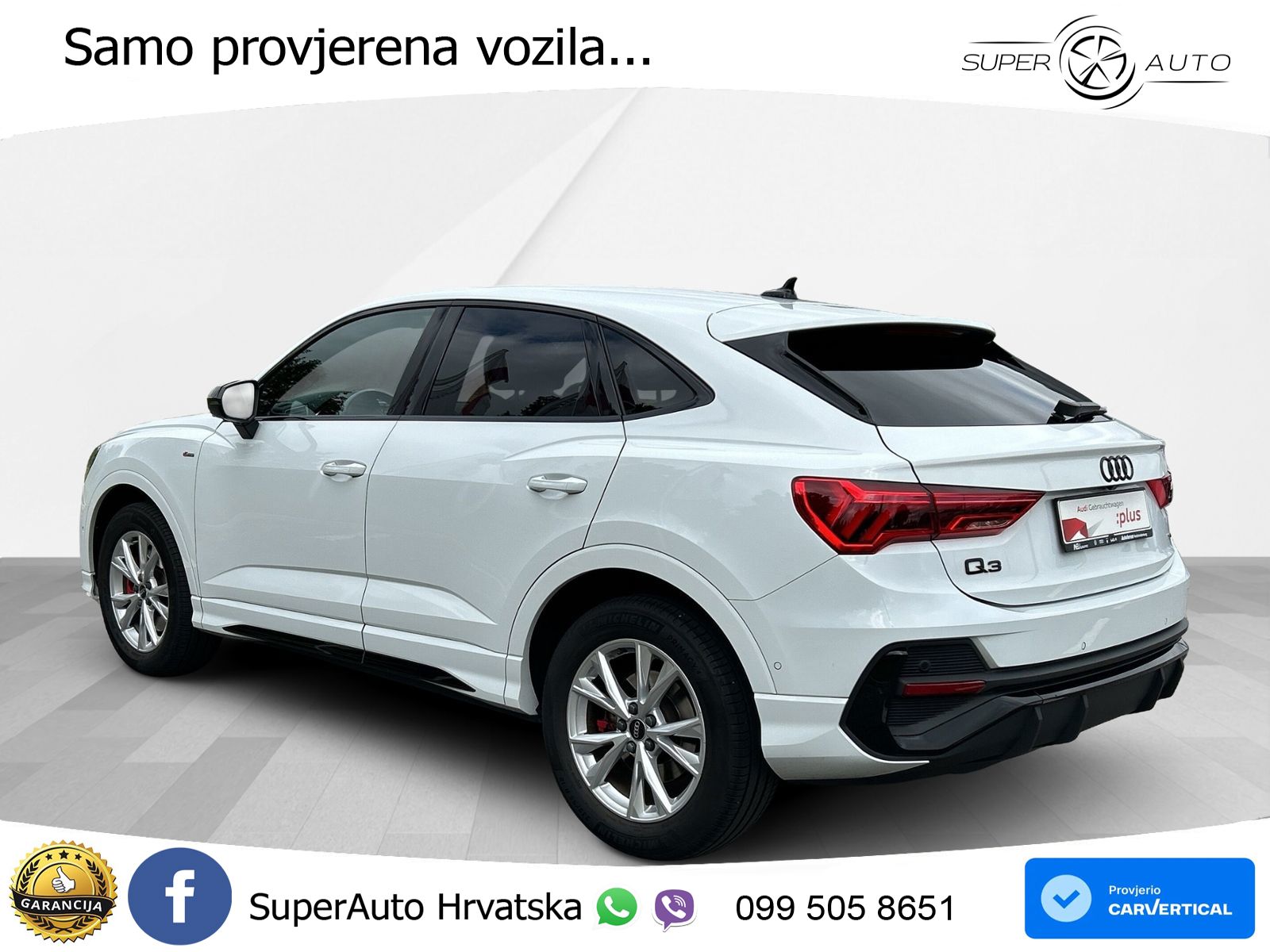 Audi Q3 II Sportback 45 TFSI (245 KS) quattro S tronic S line MATRIX+GR SJED+KAM