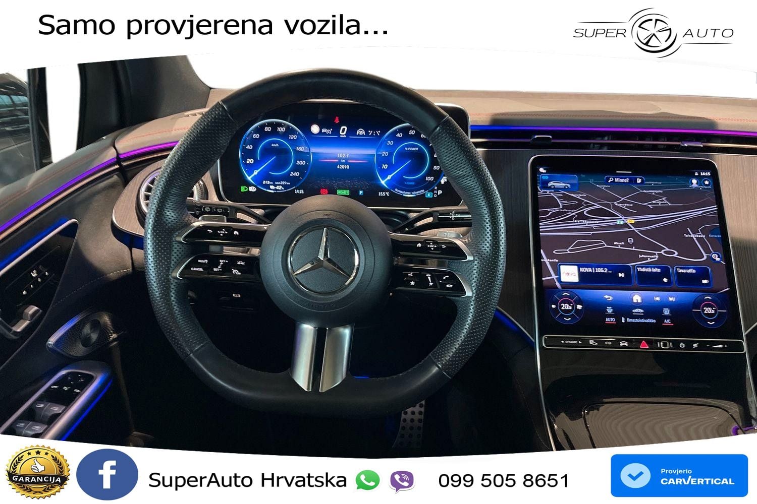 Mercedes EQE SUV 500 100 kWh (408 KS) 4MATIC AMG LED+GR SJED+ACC