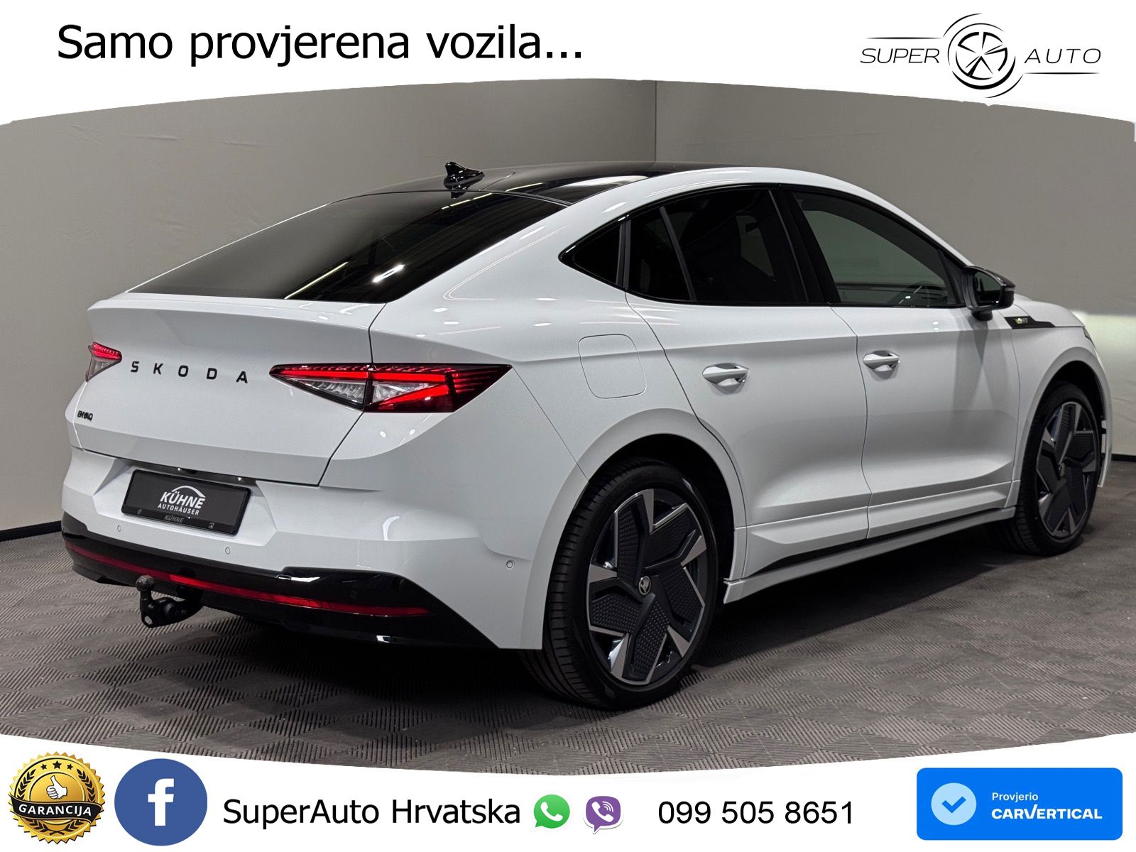 Škoda Enyaq iV RS 82 kWh (340 KS) AWD MATRIX+GR SJED+KAM