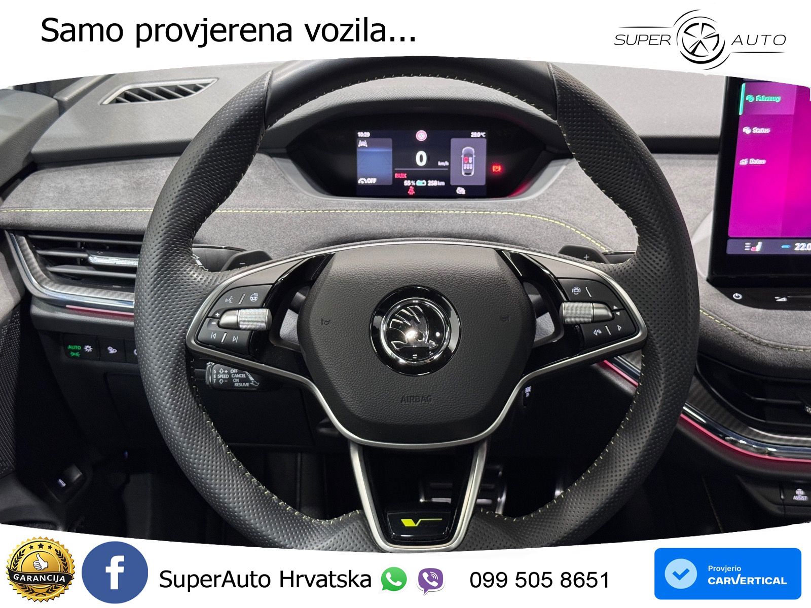 Škoda Enyaq iV RS 82 kWh (340 KS) AWD MATRIX+GR SJED+KAM