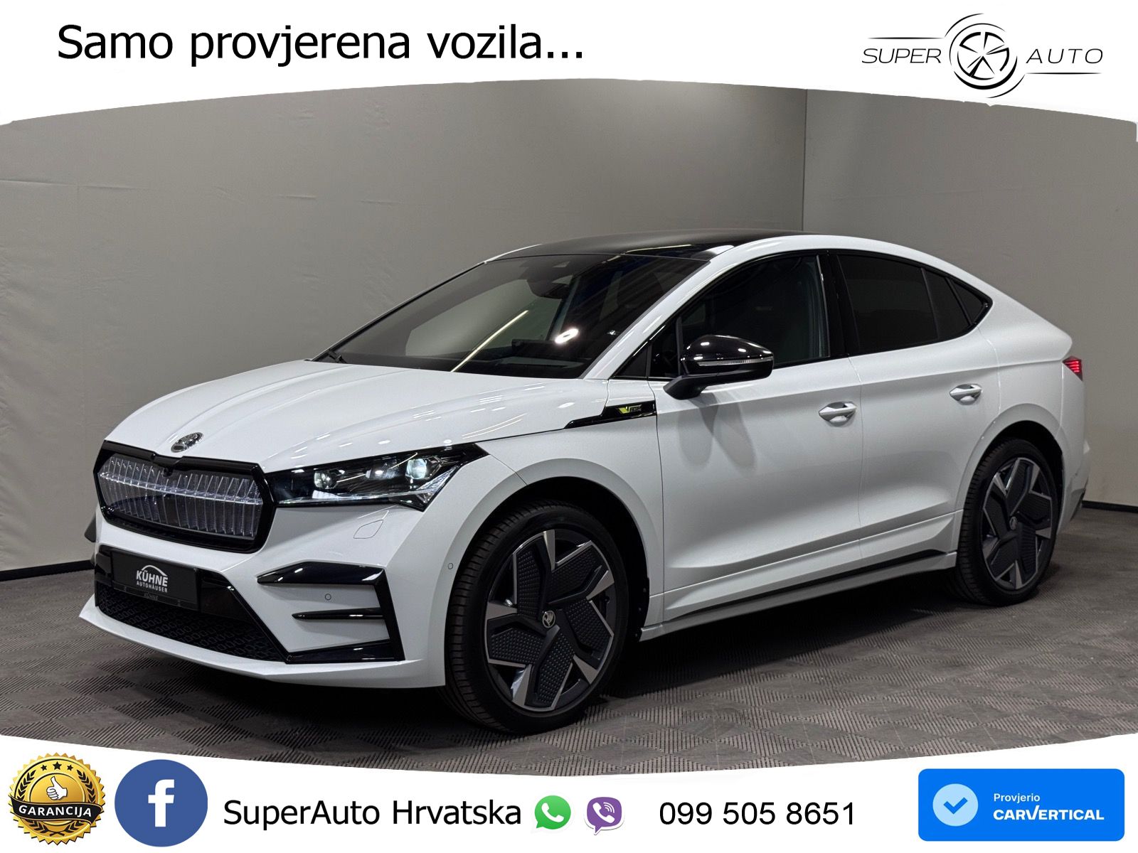 Škoda Enyaq iV RS 82 kWh (340 KS) AWD MATRIX+GR SJED+KAM