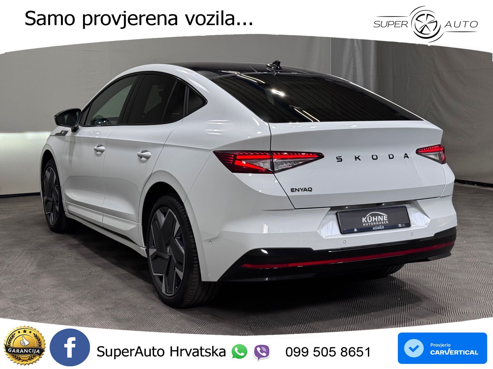 Škoda Enyaq iV RS 82 kWh (340 KS) AWD MATRIX+GR SJED+KAM
