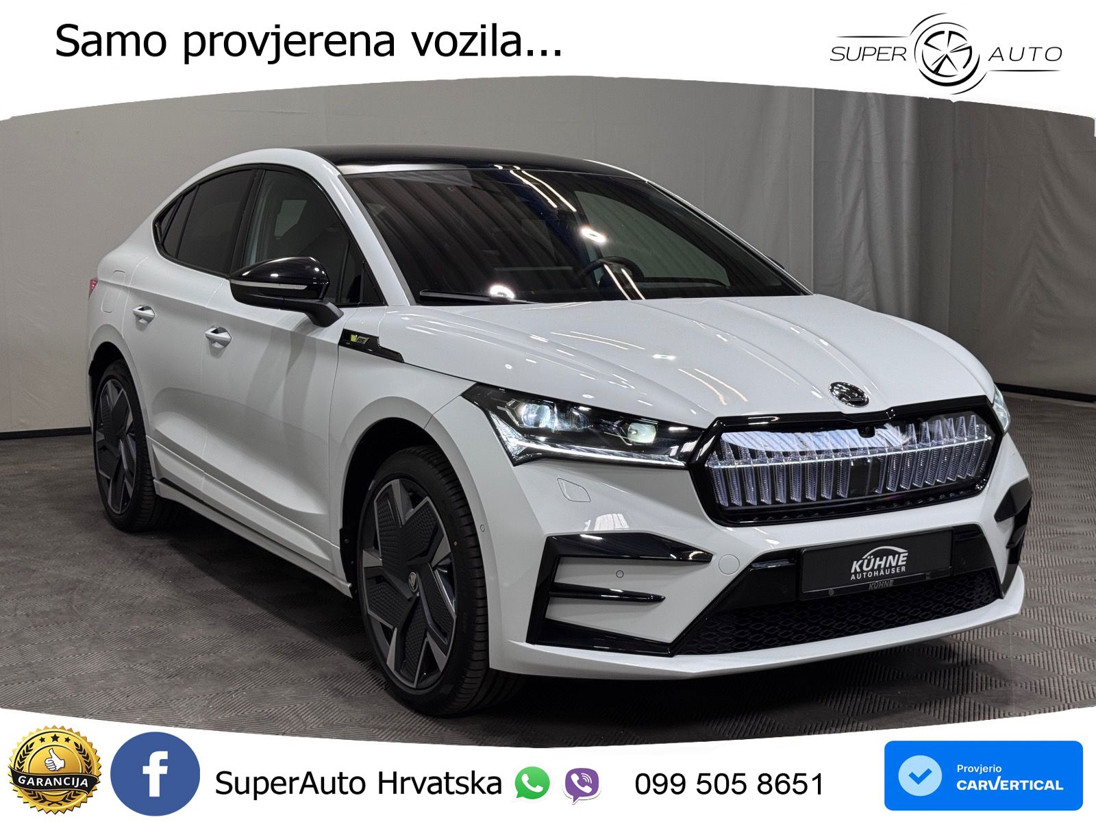 Škoda Enyaq iV RS 82 kWh (340 KS) AWD MATRIX+GR SJED+KAM
