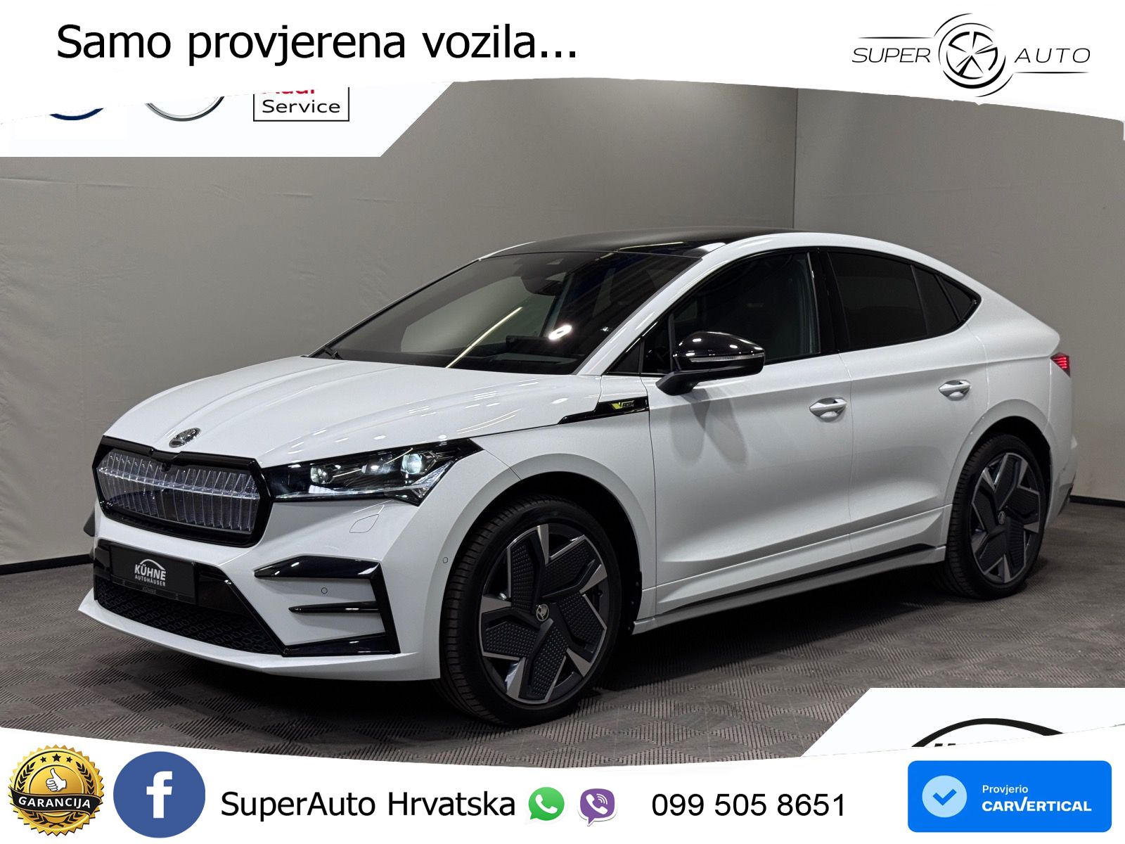 Škoda Enyaq iV RS 82 kWh (340 KS) AWD MATRIX+GR SJED+KAM