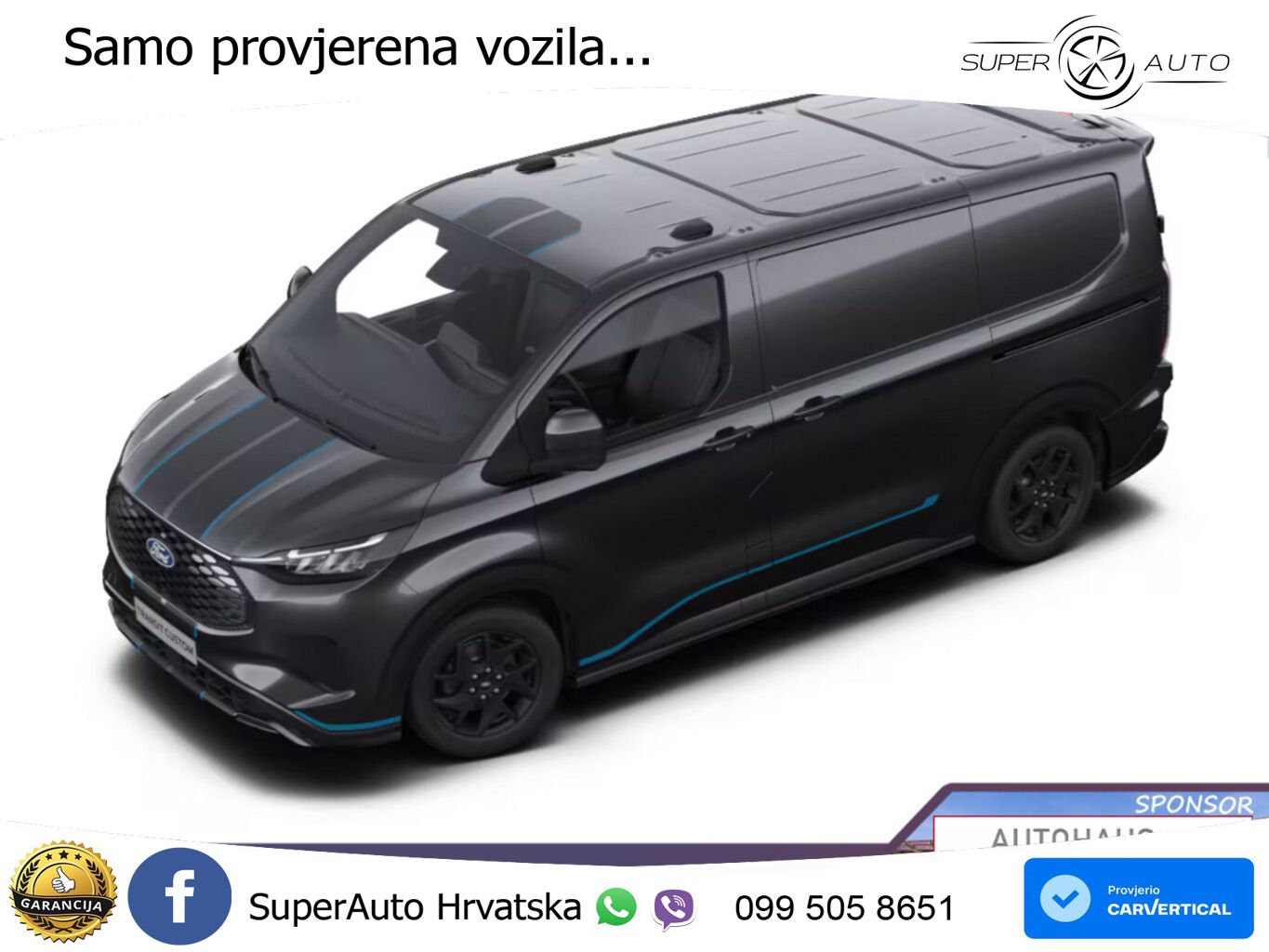 Ford E-Transit Custom 71kWh Sport L1 LED UVP-35%* 218 KS