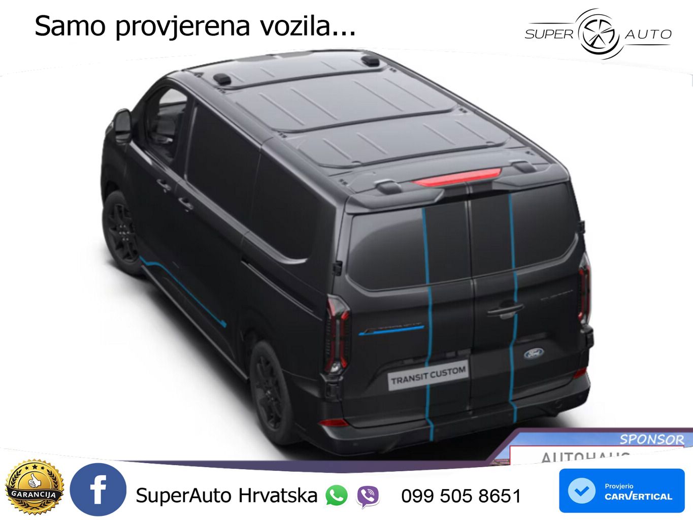 Ford E-Transit Custom 71kWh Sport L1 LED UVP-35%* 218 KS