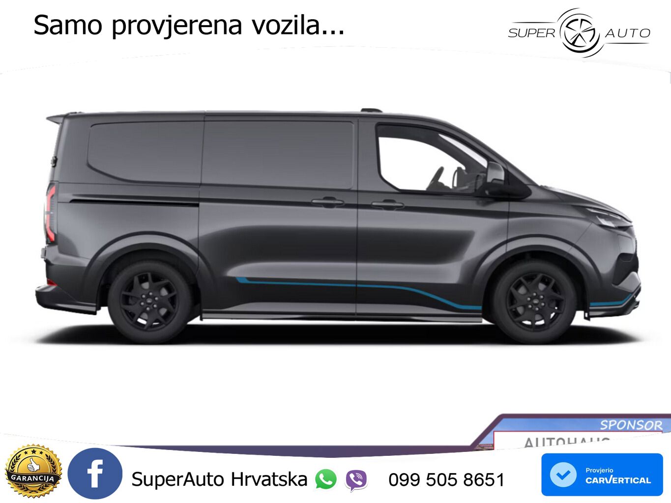 Ford E-Transit Custom 71kWh Sport L1 LED UVP-35%* 218 KS