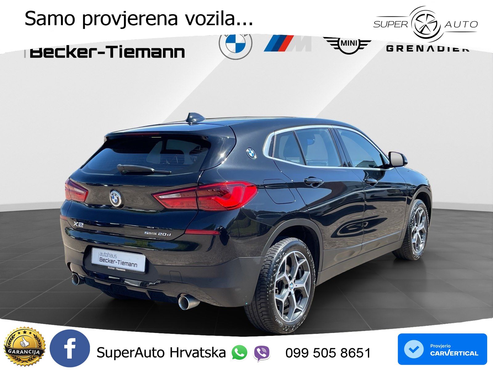 BMW X2 sDrive20d Steptronic LED+GR SJED+ACC