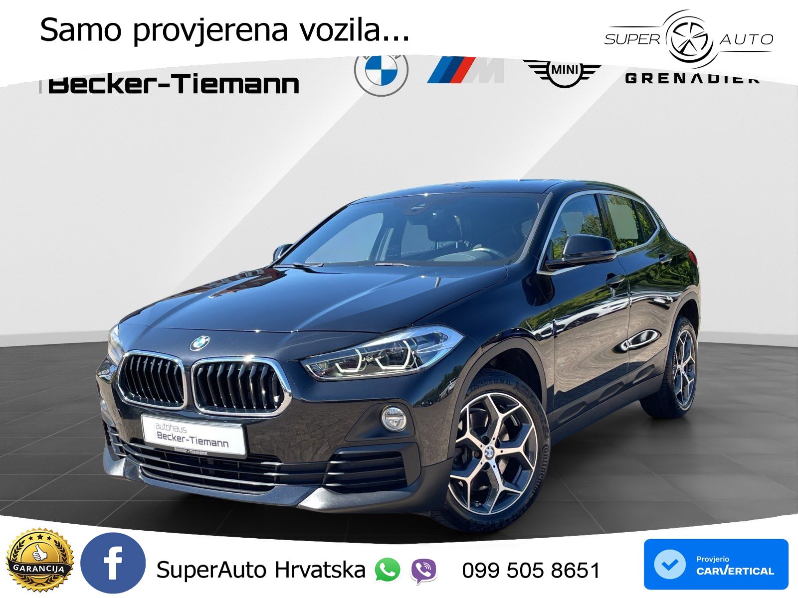 BMW X2 sDrive20d Steptronic LED+GR SJED+ACC
