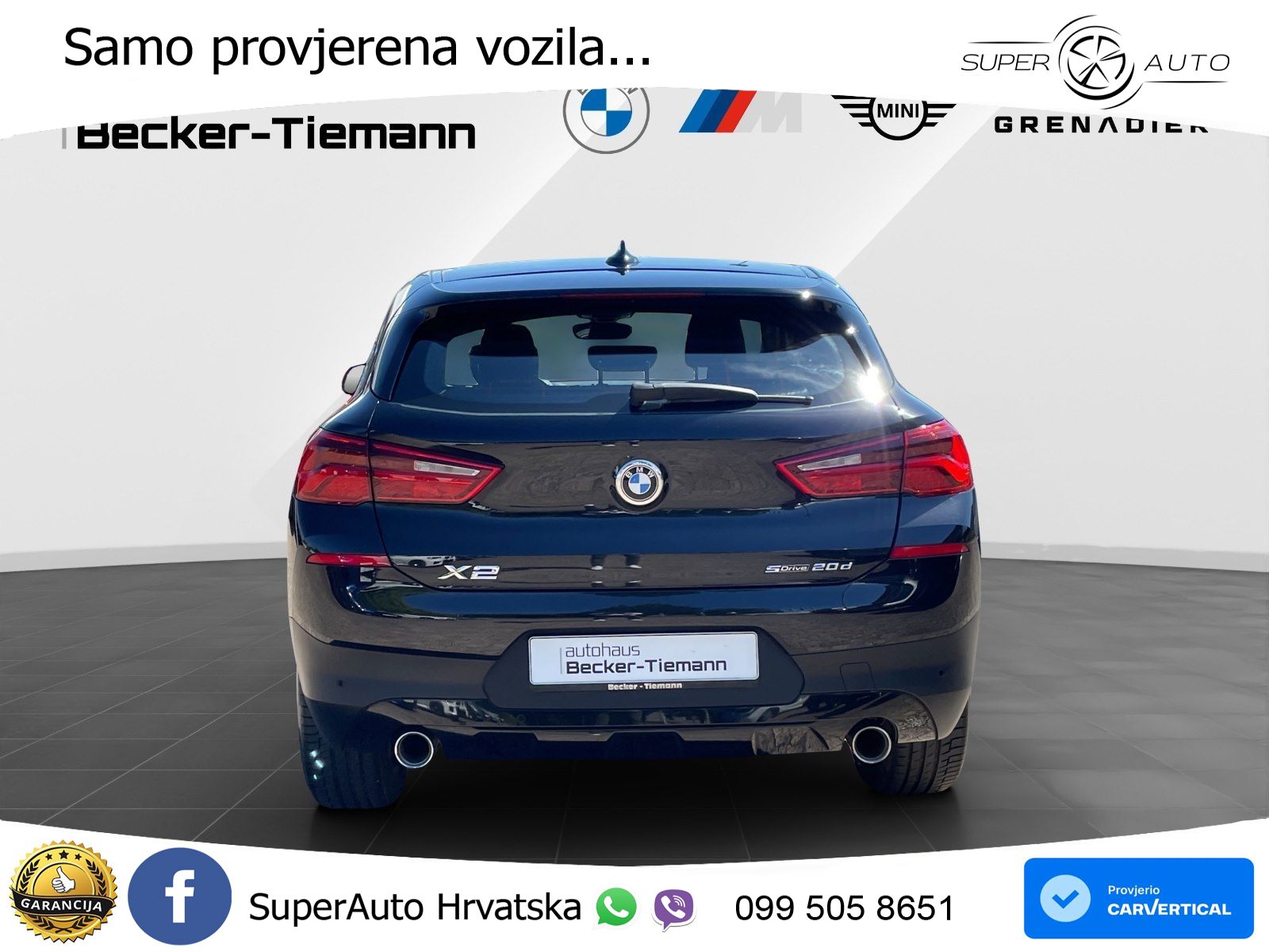 BMW X2 sDrive20d Steptronic LED+GR SJED+ACC