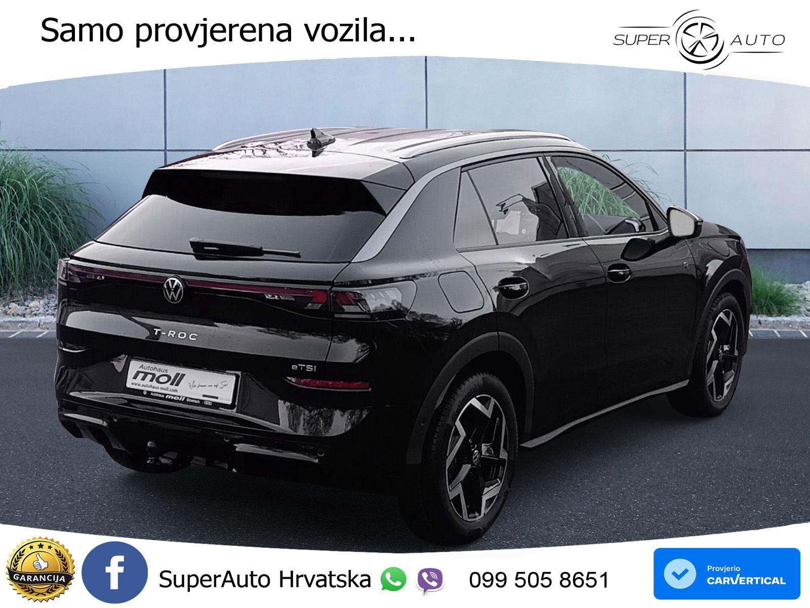 Volkswagen T-Roc 1.5 eTSI (150 KS)  DSG R-Line LED+GR SJED+ACC