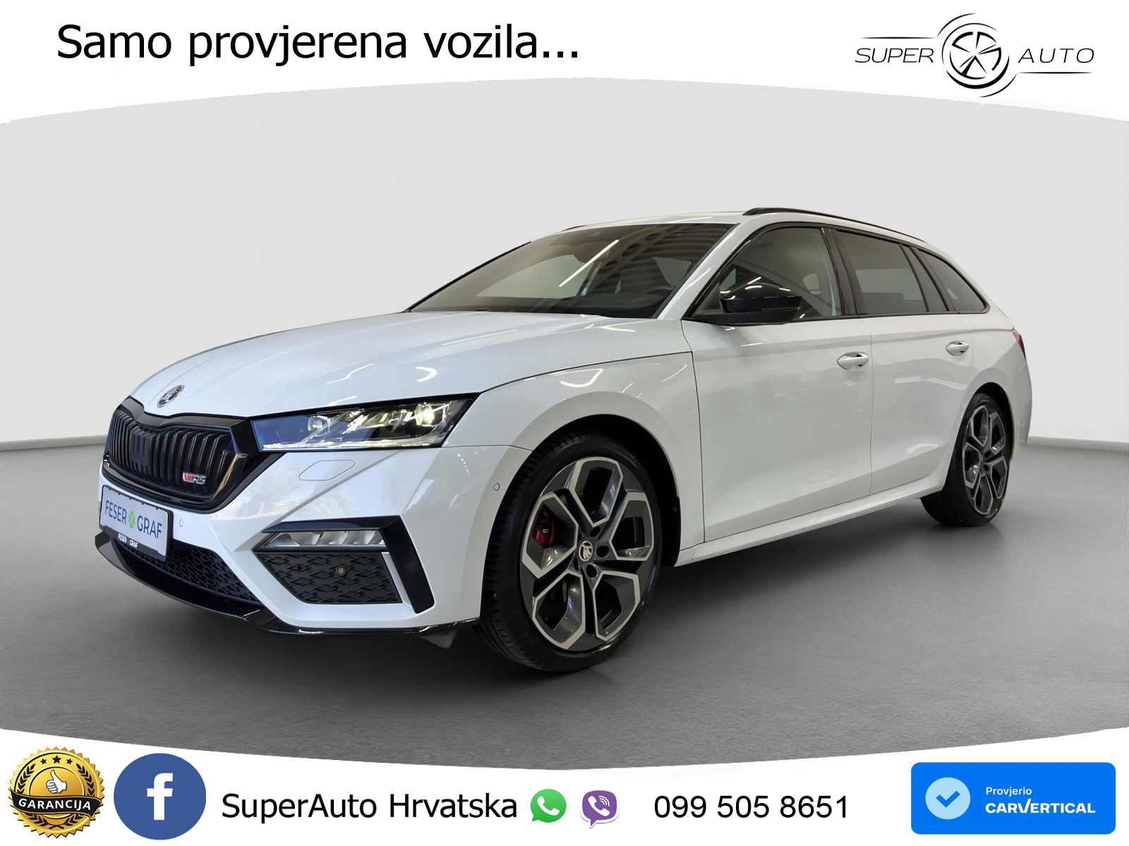 Škoda Octavia Combi RS 2.0 TDI (200 KS) DSG MATRIX+GR SJED+KAM