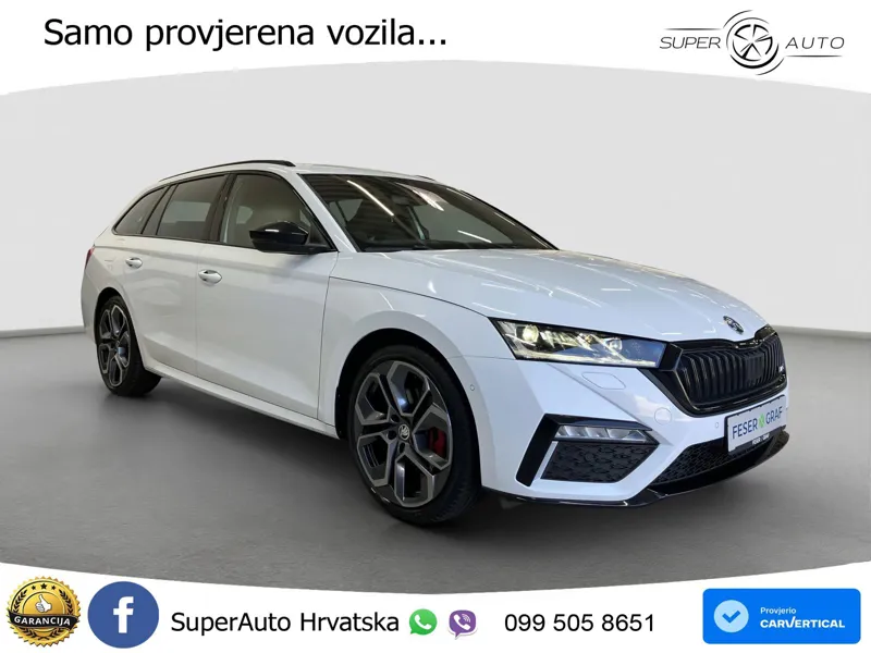 Škoda Octavia Combi RS 2.0 TDI (200 KS) DSG MATRIX+GR SJED+KAM