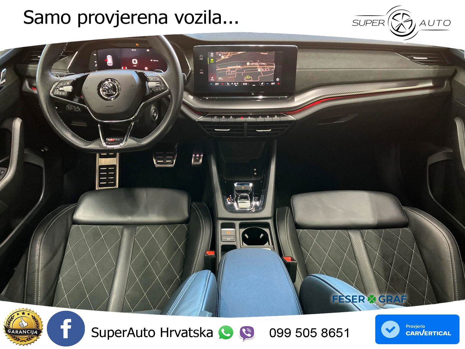 Škoda Octavia Combi RS 2.0 TDI (200 KS) DSG MATRIX+GR SJED+KAM