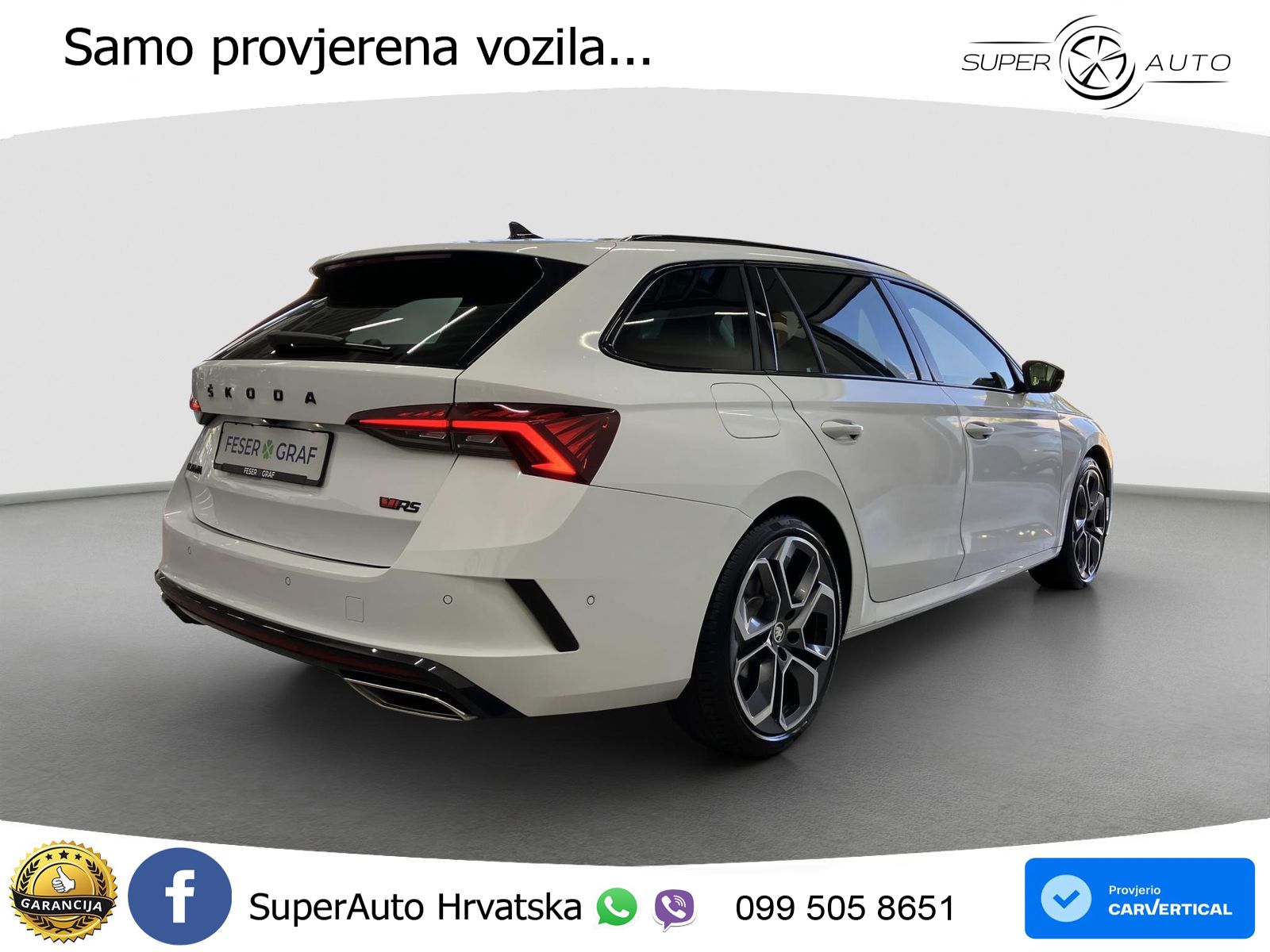 Škoda Octavia Combi RS 2.0 TDI (200 KS) DSG MATRIX+GR SJED+KAM