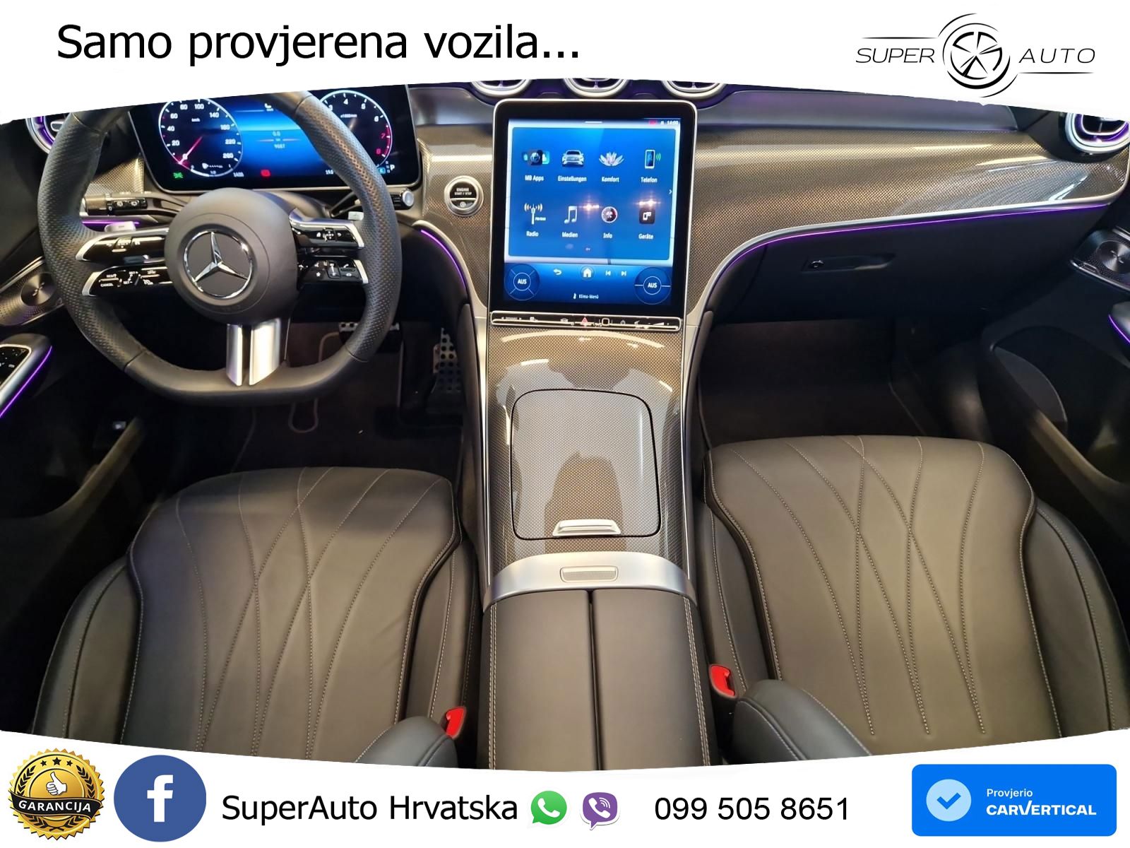 Mercedes GLC 300 (258 KS) 4MATIC 9G-TRONIC AMG ZRAČNI+ACC+GR SJED+360+PANO