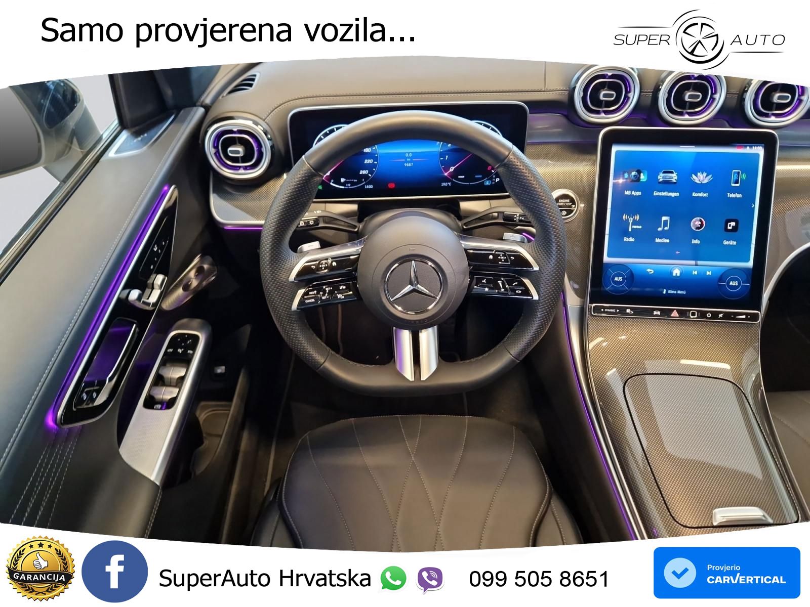 Mercedes GLC 300 (258 KS) 4MATIC 9G-TRONIC AMG ZRAČNI+ACC+GR SJED+360+PANO