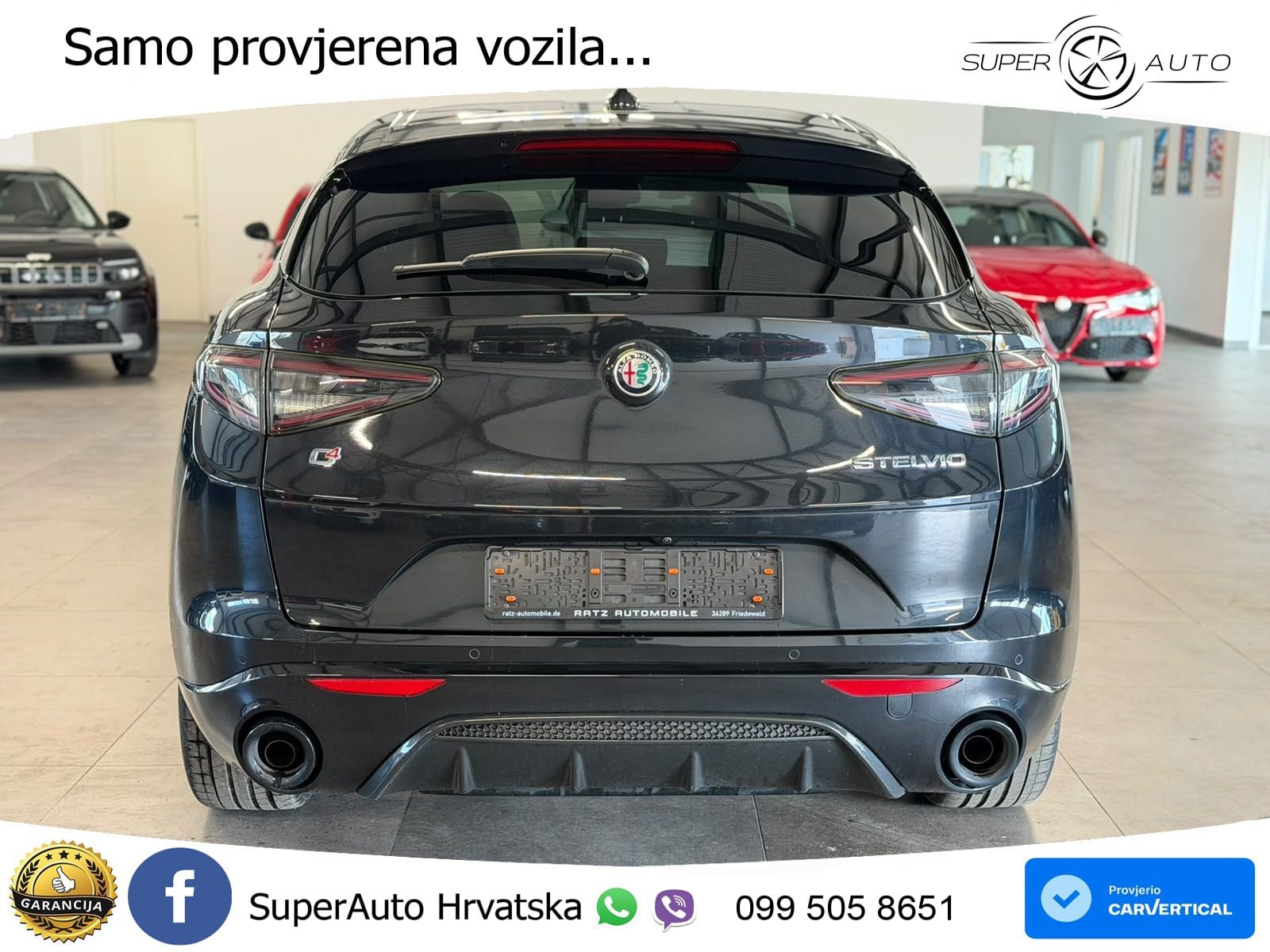 Alfa Romeo Stelvio 2.0 Turbo (280 KS) Q4 Automatic MATRIX+GR SJED+KAM