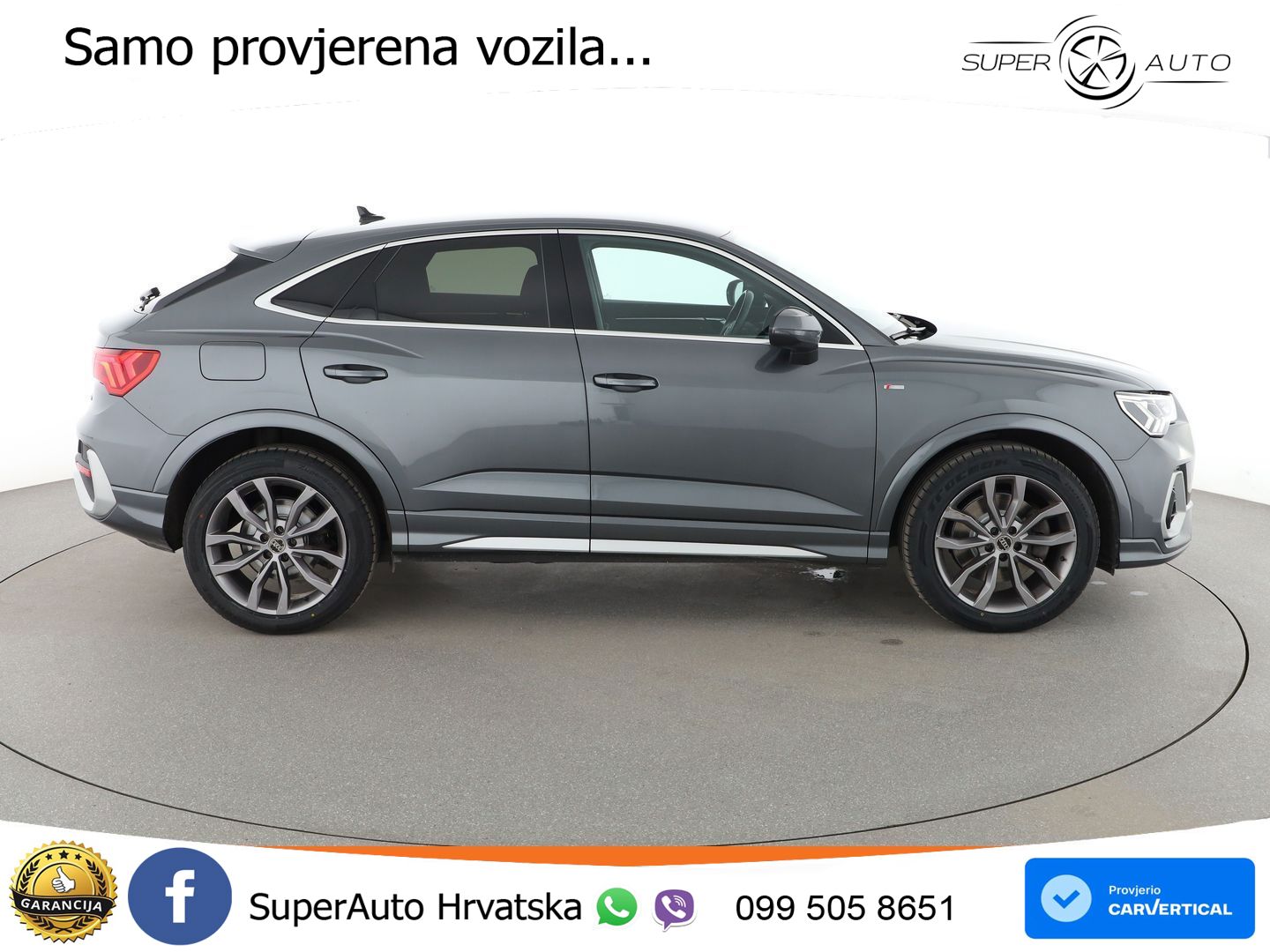 Audi Q3 II Sportback 45 TFSI (230 KS) quattro S tronic S line LED+GR SJED+ACC