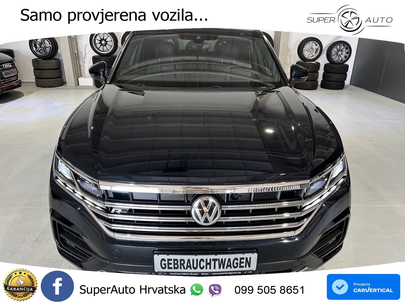 Volkswagen Touareg 3.0 V6 TDI (286 KS) 4MOTION Tiptronic R-Line ZRAČNI+ACC+GR SJED+KAM+PANO