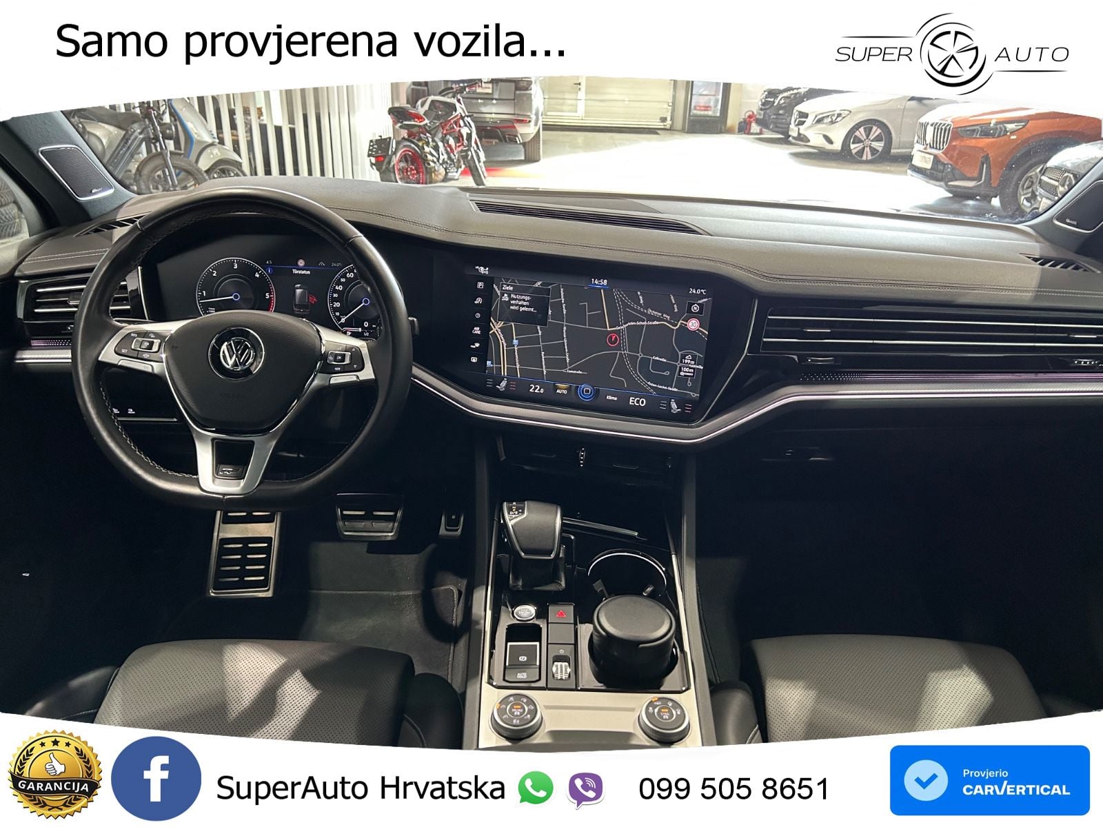 Volkswagen Touareg 3.0 V6 TDI (286 KS) 4MOTION Tiptronic R-Line ZRAČNI+ACC+GR SJED+KAM+PANO
