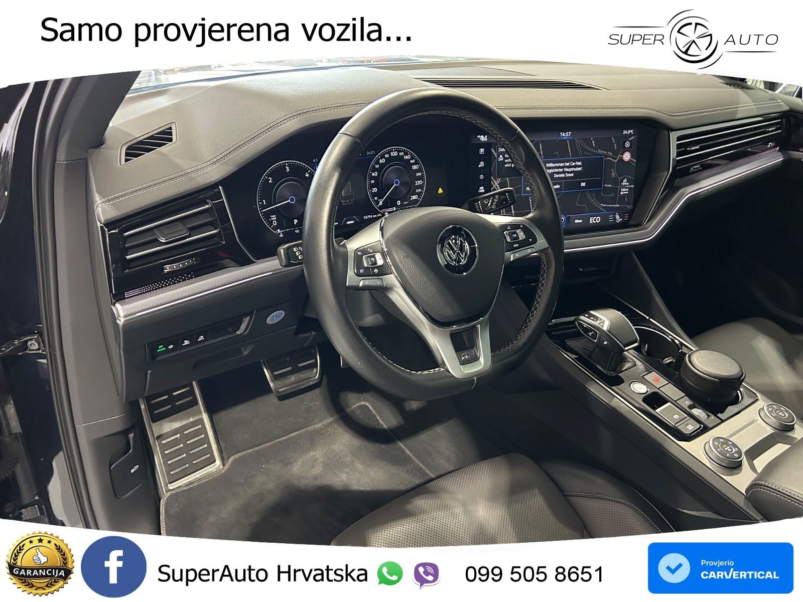 Volkswagen Touareg 3.0 V6 TDI (286 KS) 4MOTION Tiptronic R-Line ZRAČNI+ACC+GR SJED+KAM+PANO